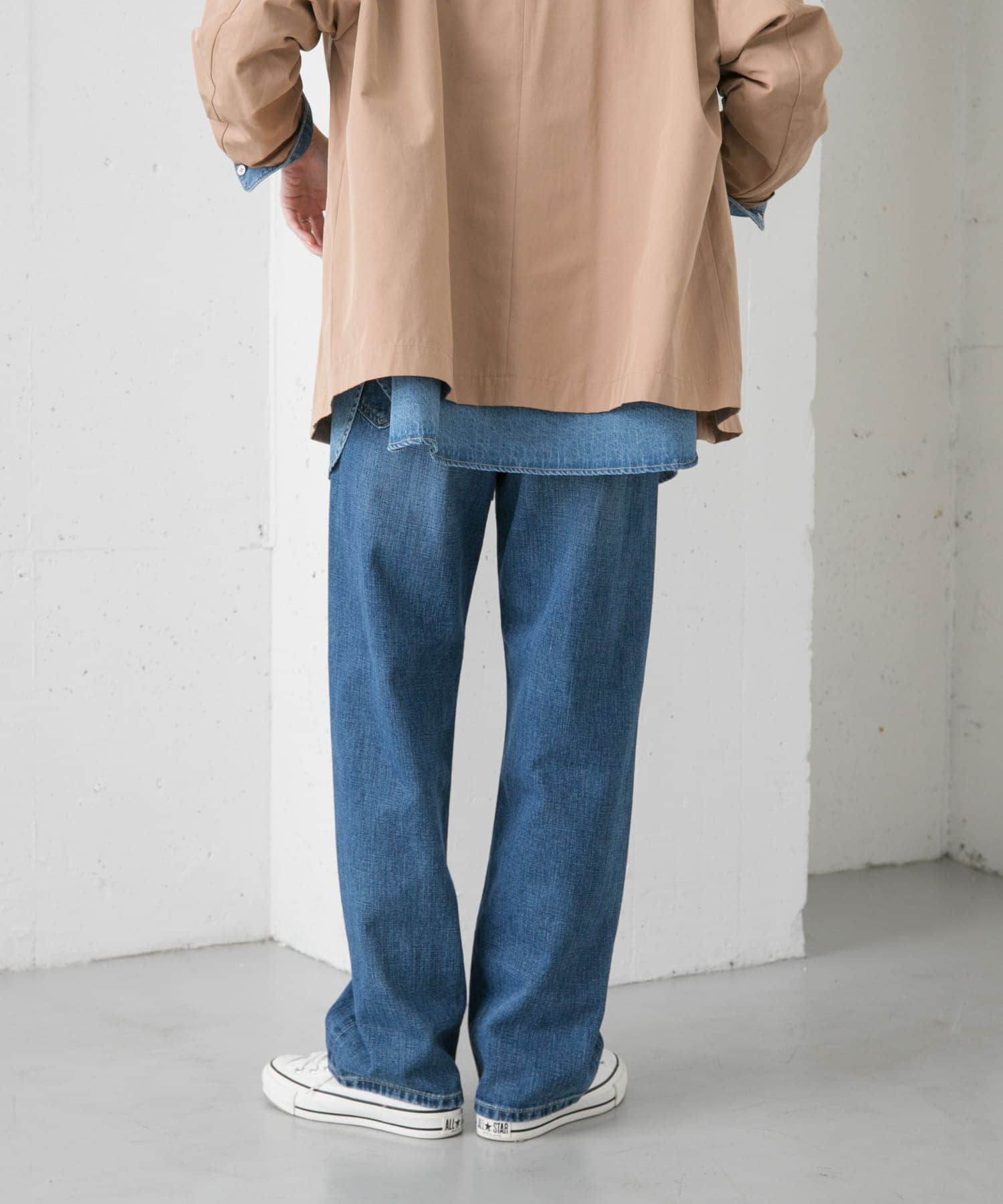 『別注』Lee101×DOORS　STRAIGHT PANTS DARK USED S