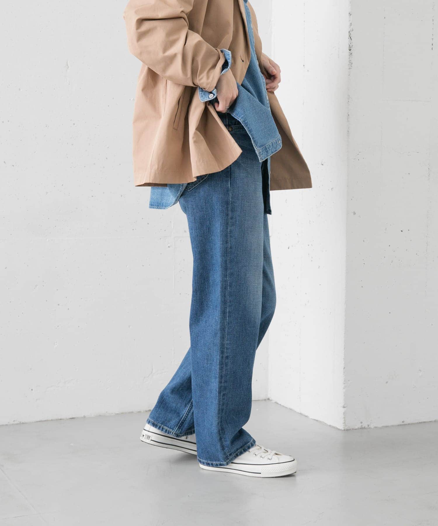 『別注』Lee101×DOORS　STRAIGHT PANTS DARK USED S