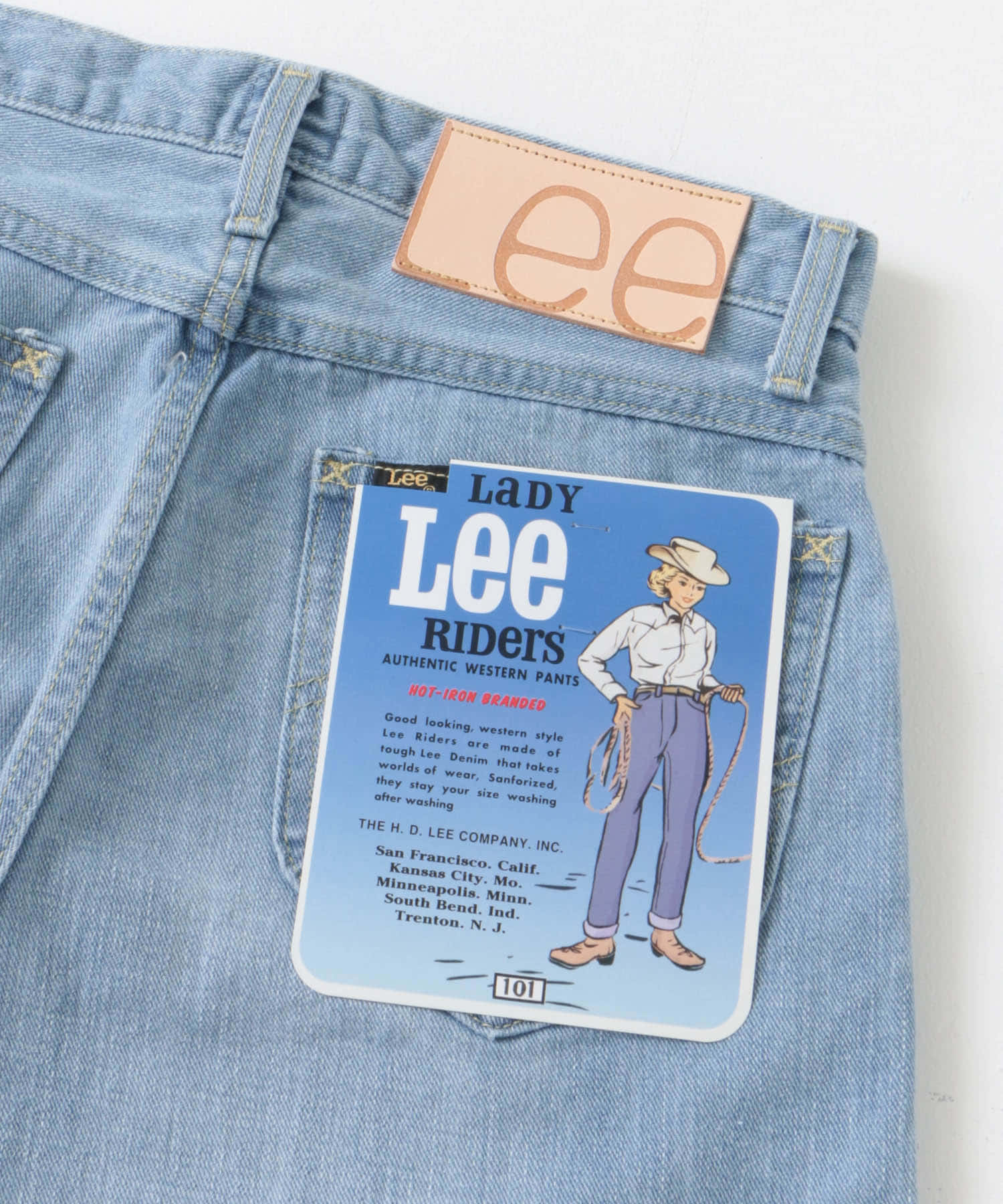 別注』Lee101×DOORS STRAIGHT PANTS(XS DARK USED): ボトム｜URBAN