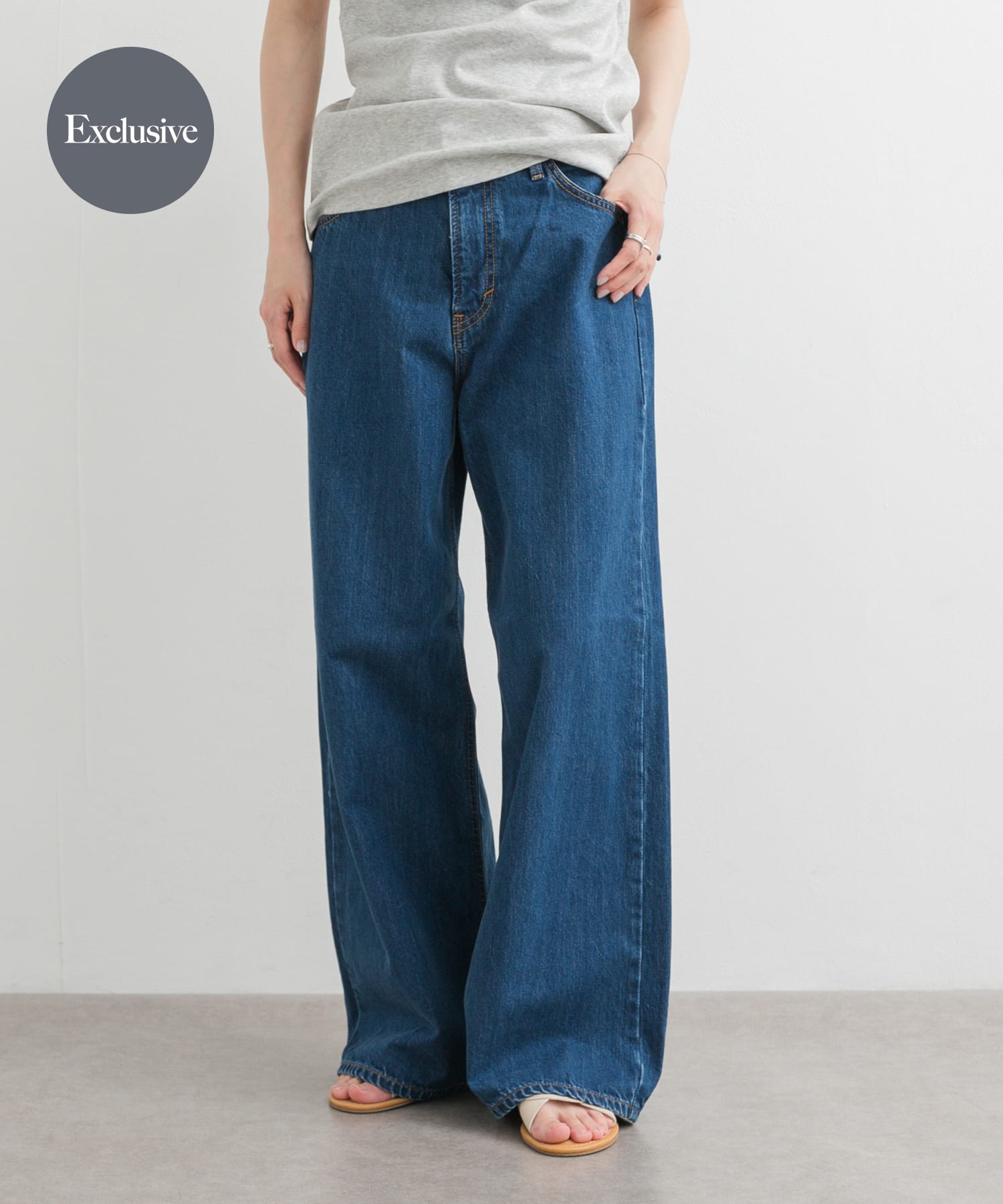 『別注』Lee×DOORS　ワイドストレートパンツ