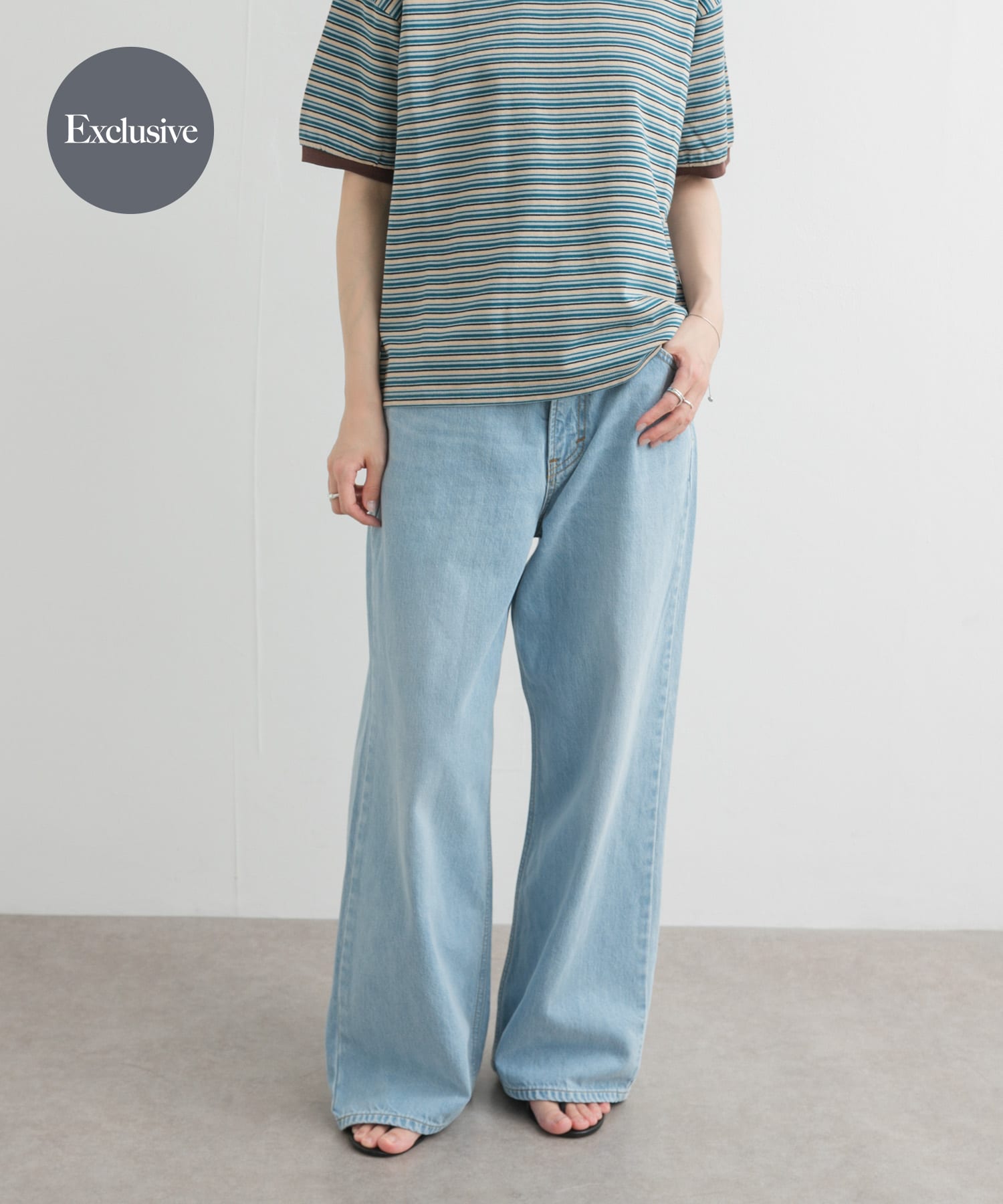 『別注』Lee×DOORS　ワイドストレートパンツ