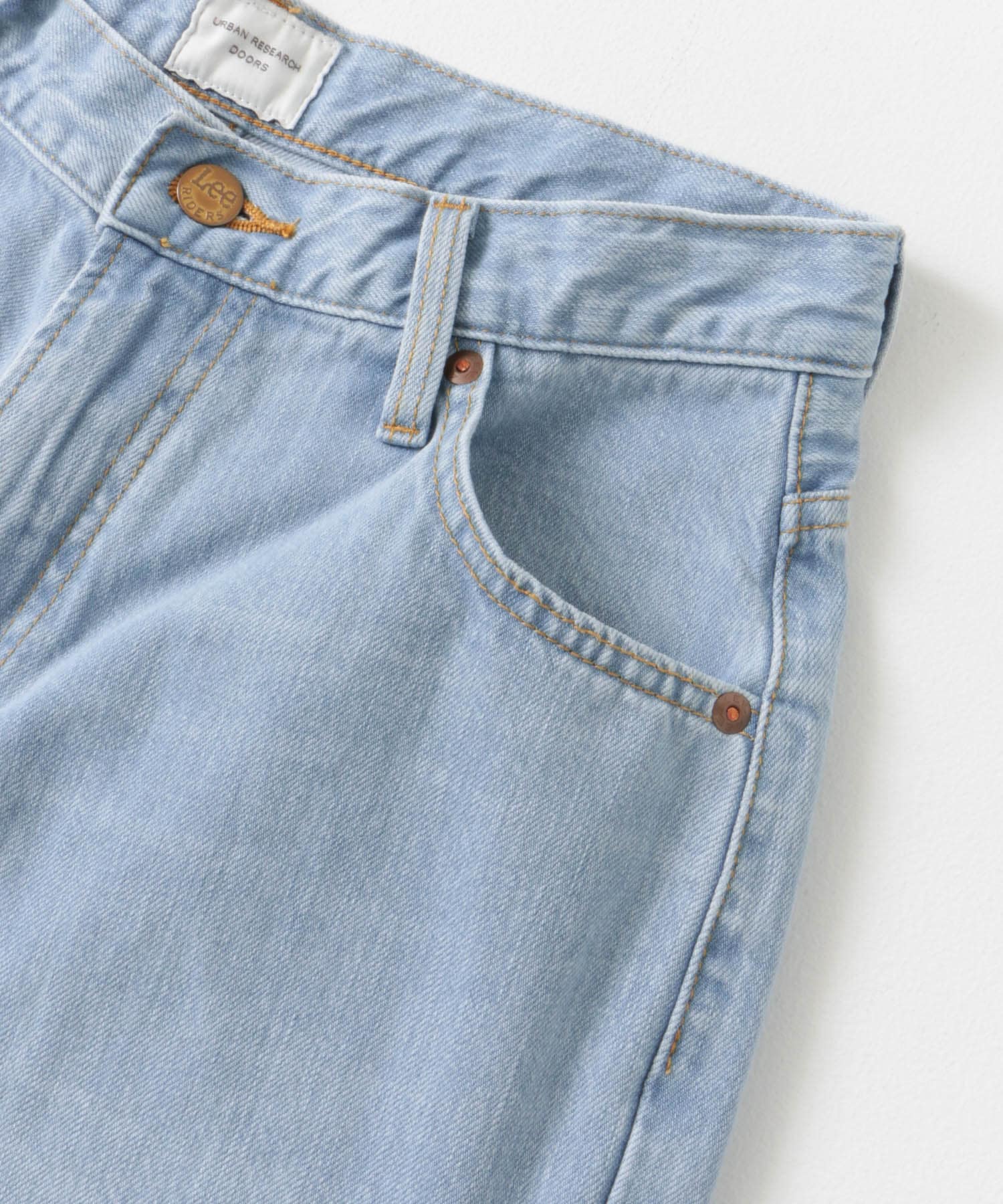 別注』Lee×DOORS ワイドストレートパンツ(XS BEIGE): ボトム｜URBAN