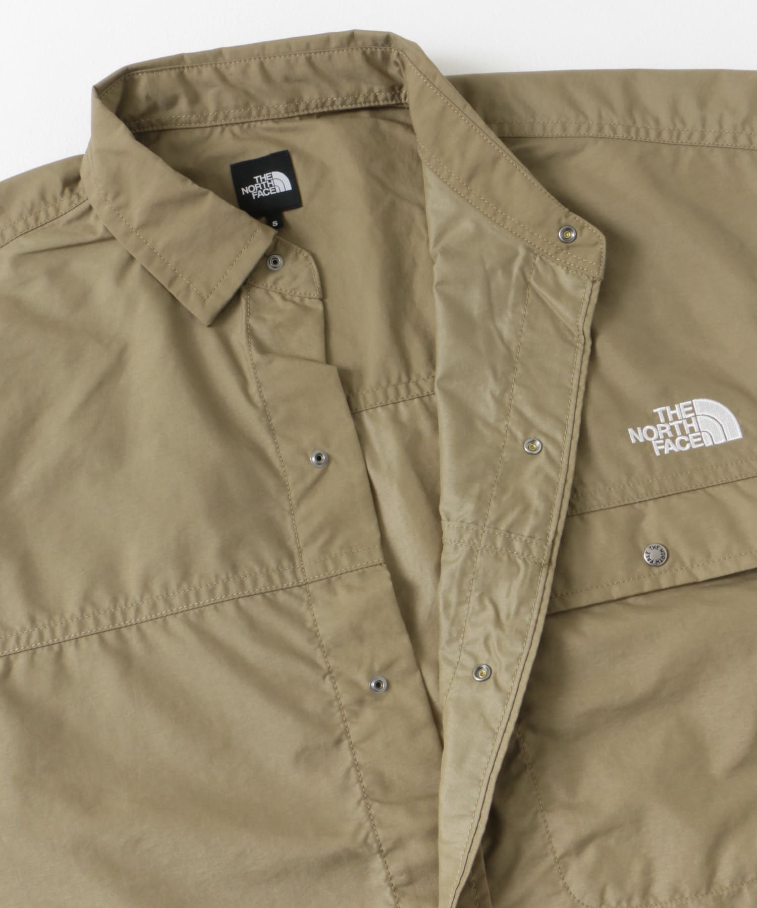 THE NORTH FACE Long-Sleeve Nuptse Shirts(S WD): トップス