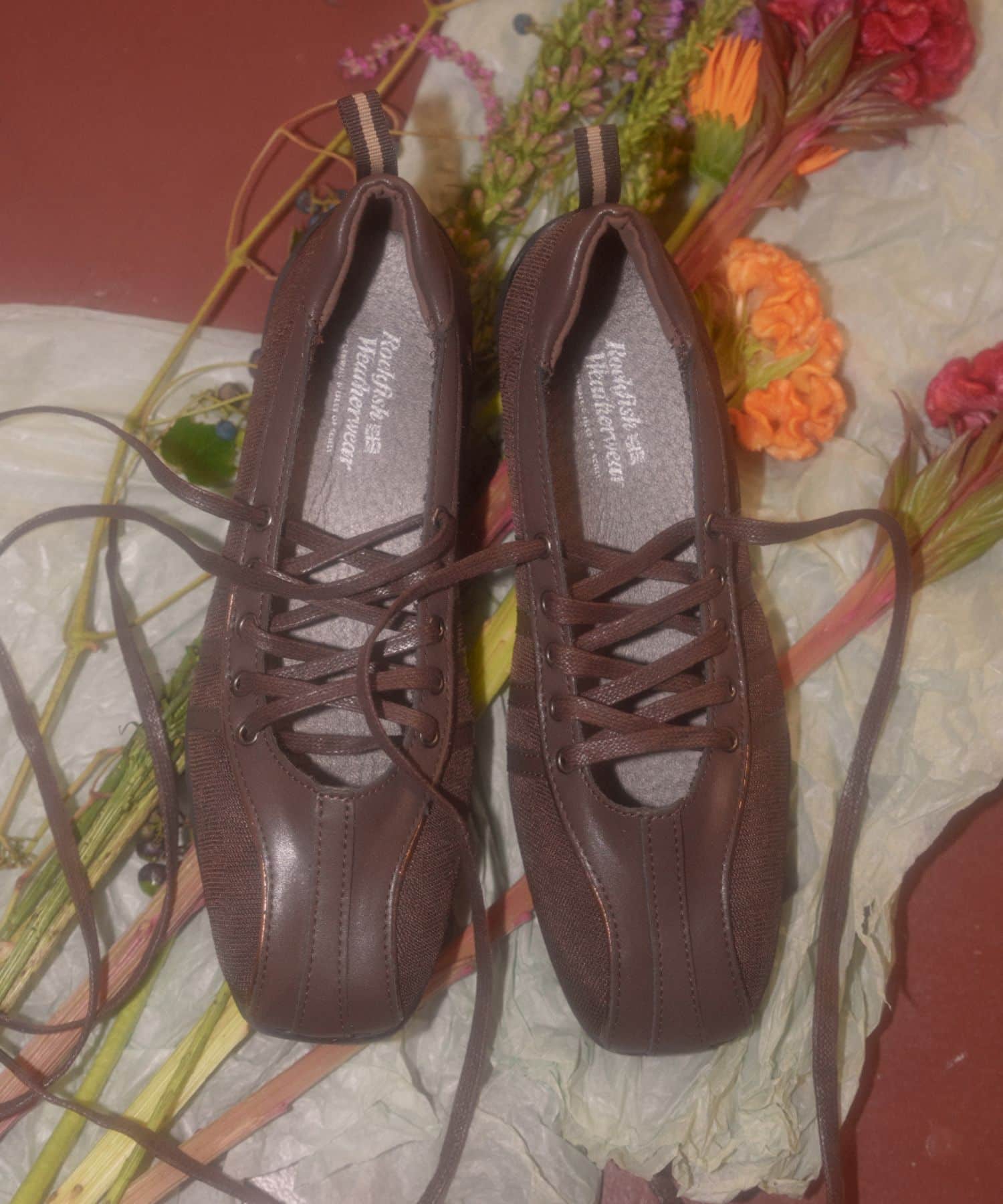 Rockfish Weatherwear　BLISS LACE UP SNEAKERS CHOCO 23.5