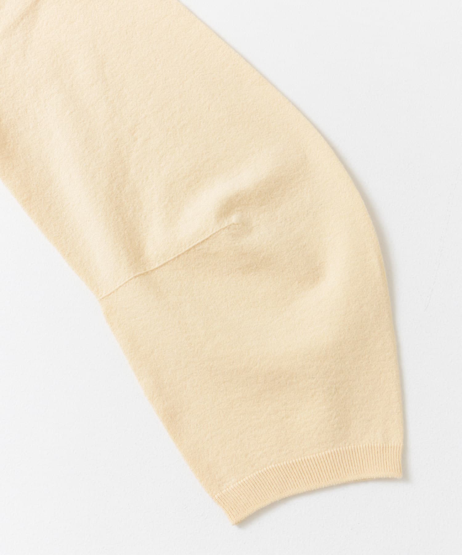 unfil　crew-neck cardigan vanilla 1