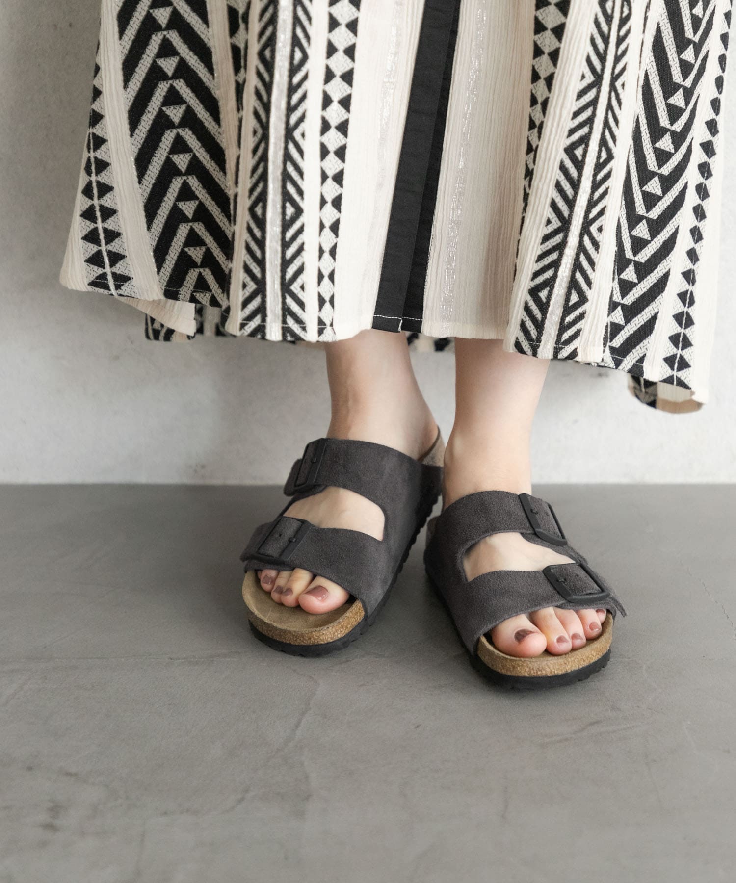 BIRKENSTOCK　Exclusive Arizona(Narrow) VelvetGrey 35