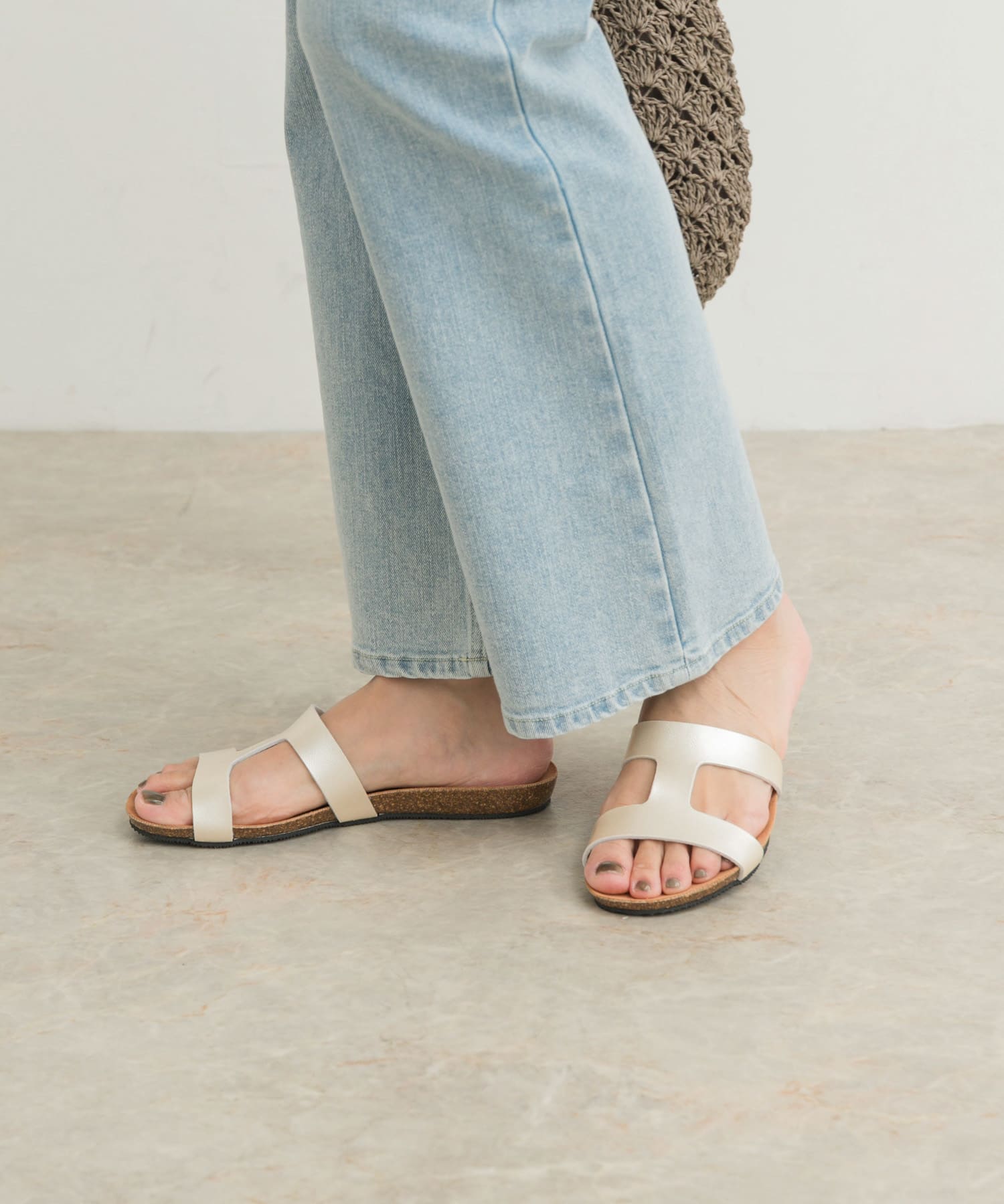 『別注』PLAKTON×DOORS　フラットサンダル PERLA 36