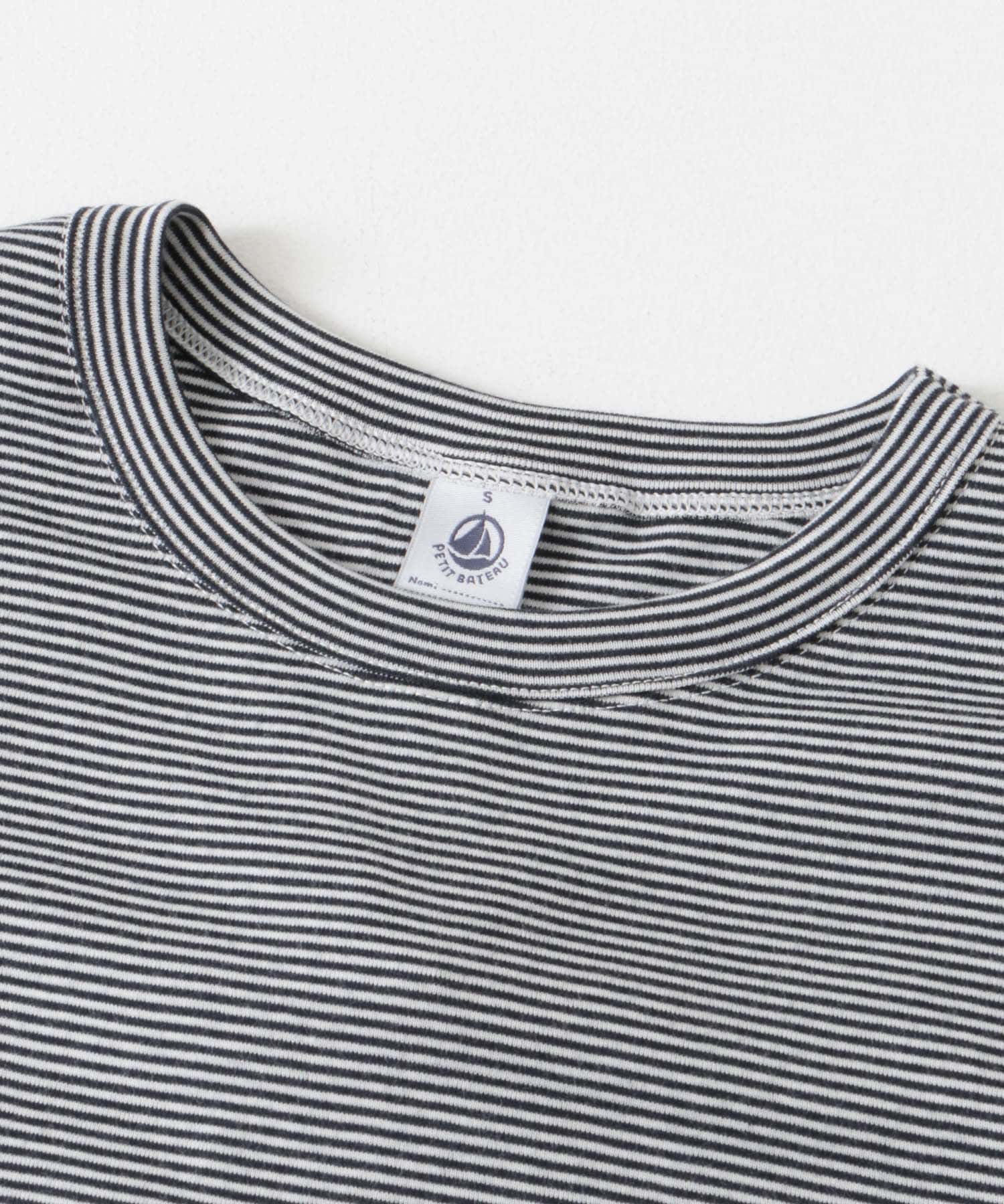 PETIT BATEAU　MC COL ROND marsh/smo XS