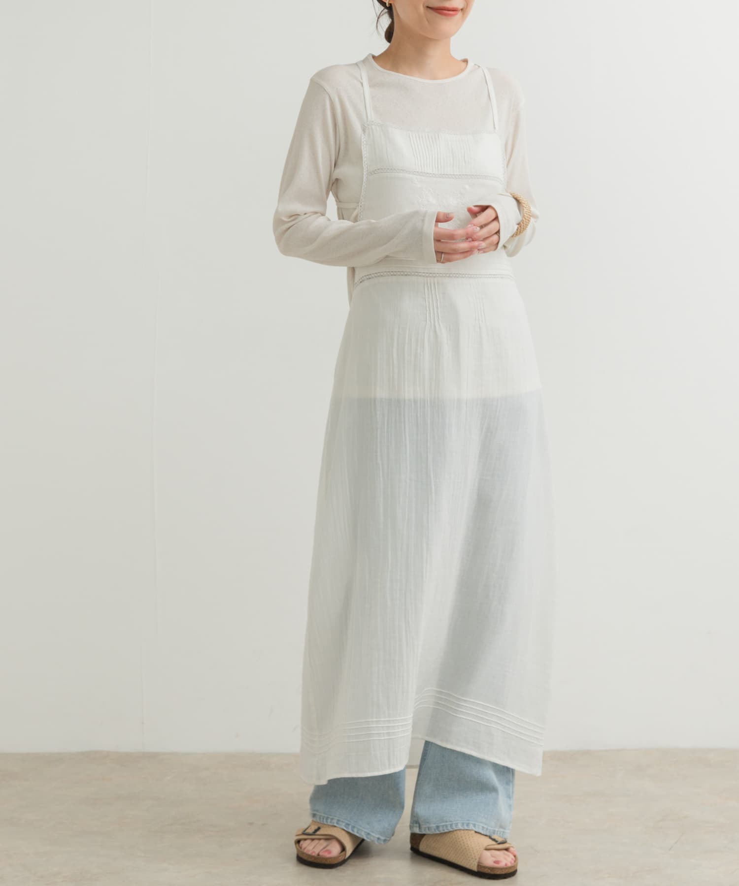 身長：162cm サイズ：one