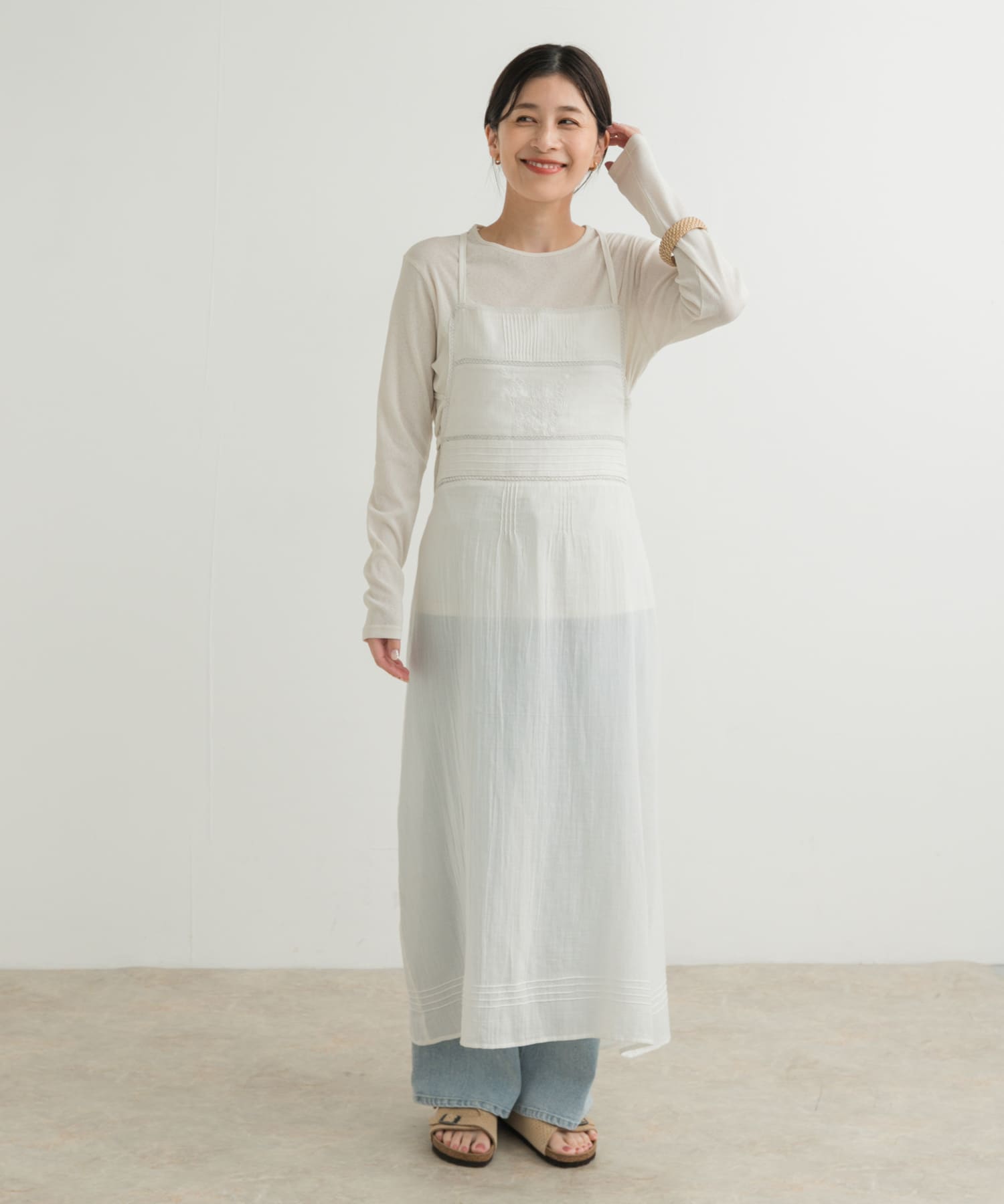身長：162cm サイズ：one