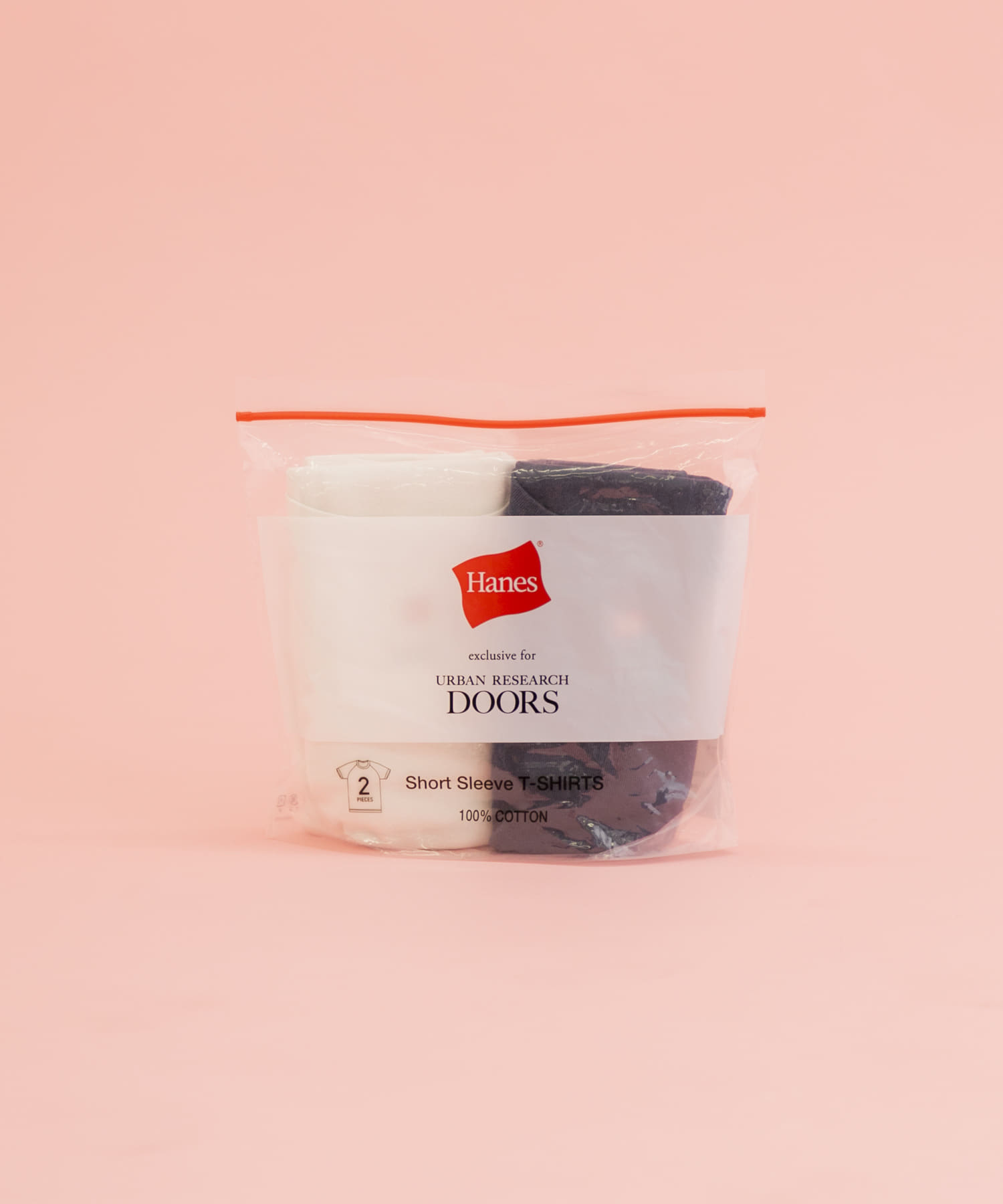 『別注』HANES×DOORS　2P RaglanSleeve T-shirts WHT×NVY one