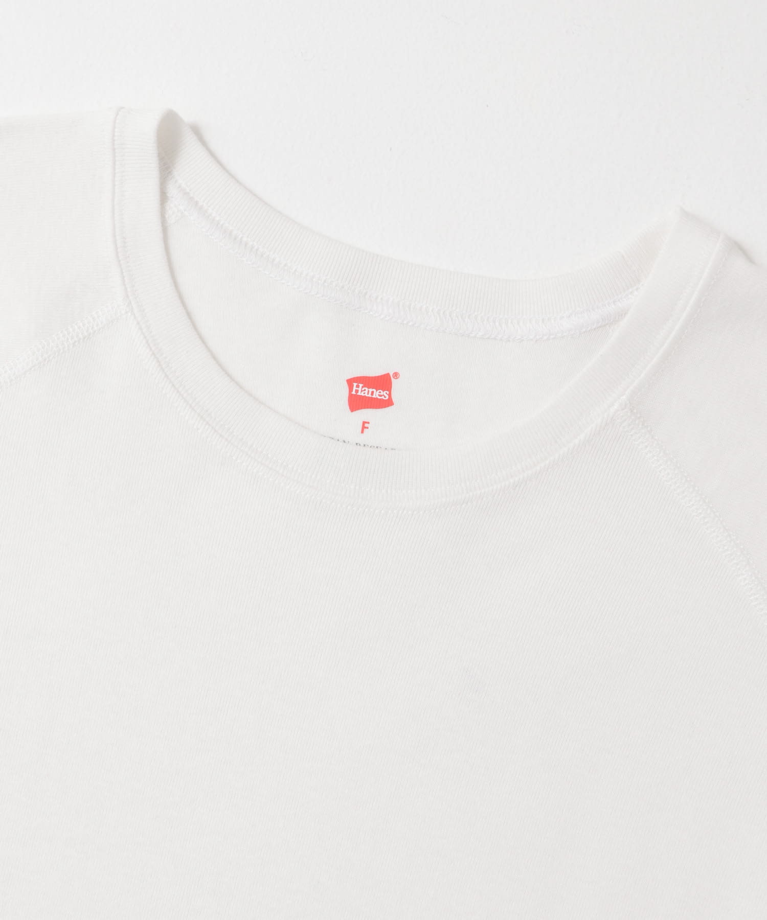 『別注』HANES×DOORS　2P RaglanSleeve T-shirts WHT×NVY one