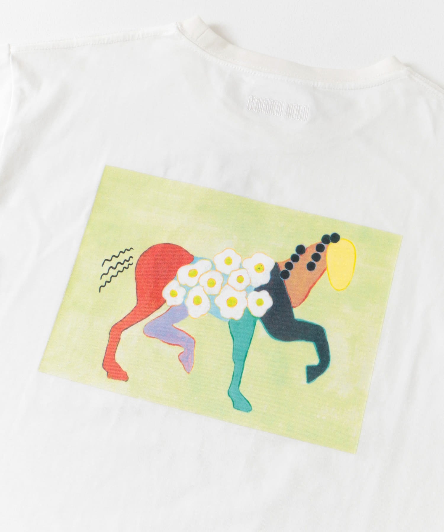 『別注』Common Noun×DOORS　HORSE Kana Akiyama T-shirts white one
