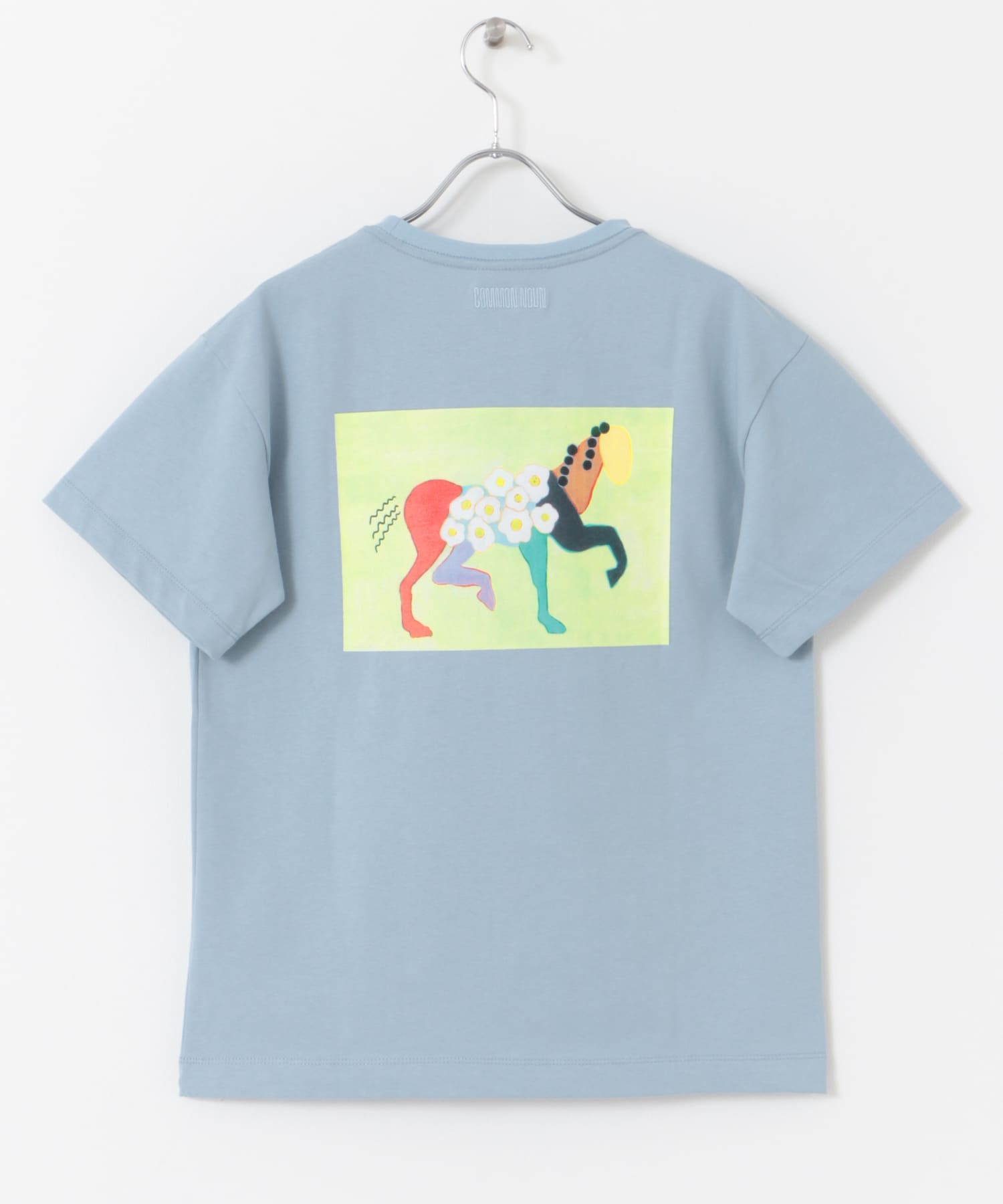 『別注』Common Noun×DOORS　HORSE Kana Akiyama T-shirts sax one