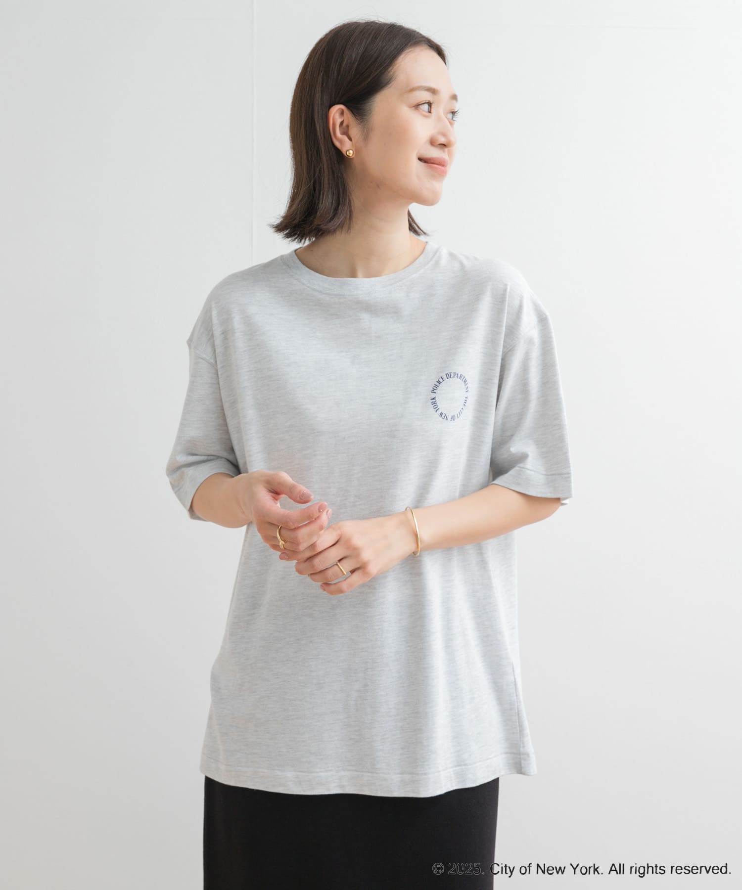 GOOD ROCK SPEED　NYC T-SHIRTS3 Ash M