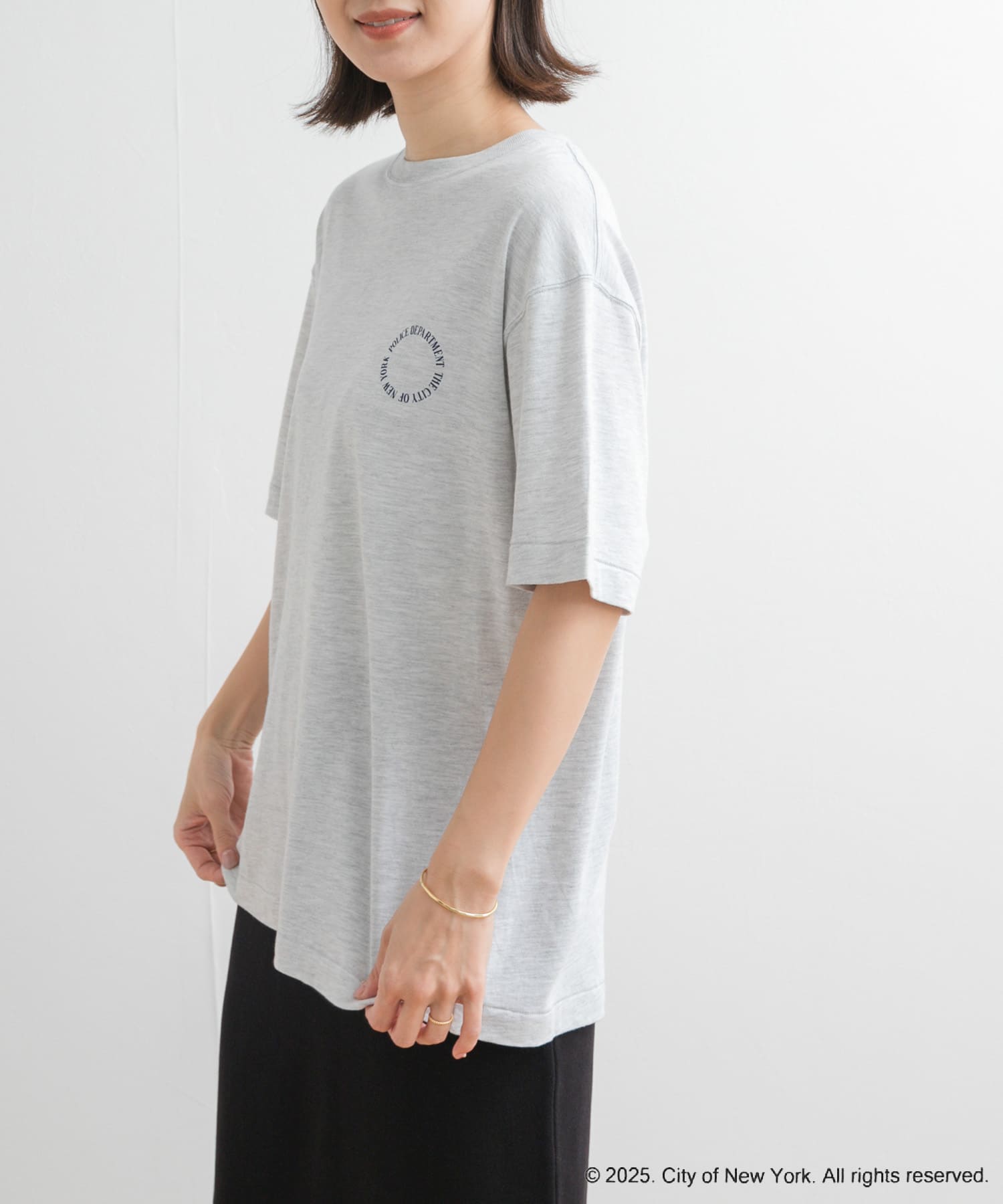 GOOD ROCK SPEED　NYC T-SHIRTS3 Ash M