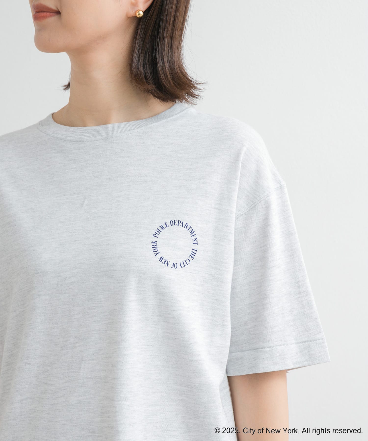 GOOD ROCK SPEED　NYC T-SHIRTS3 Ash M