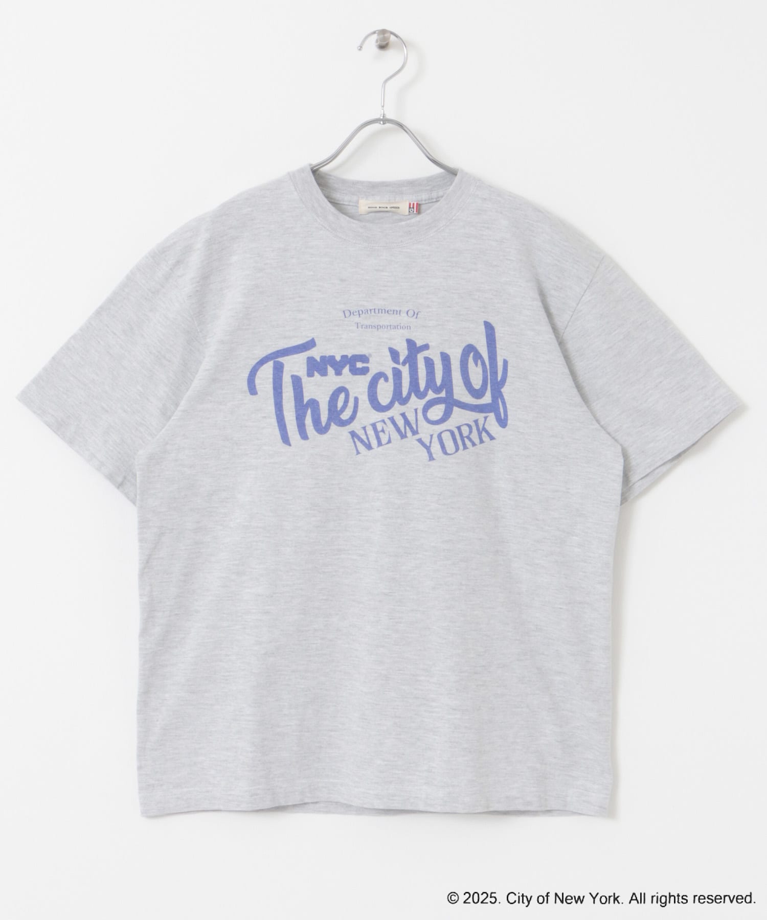 GOOD ROCK SPEED　NYC Tshirt2 A Ash M