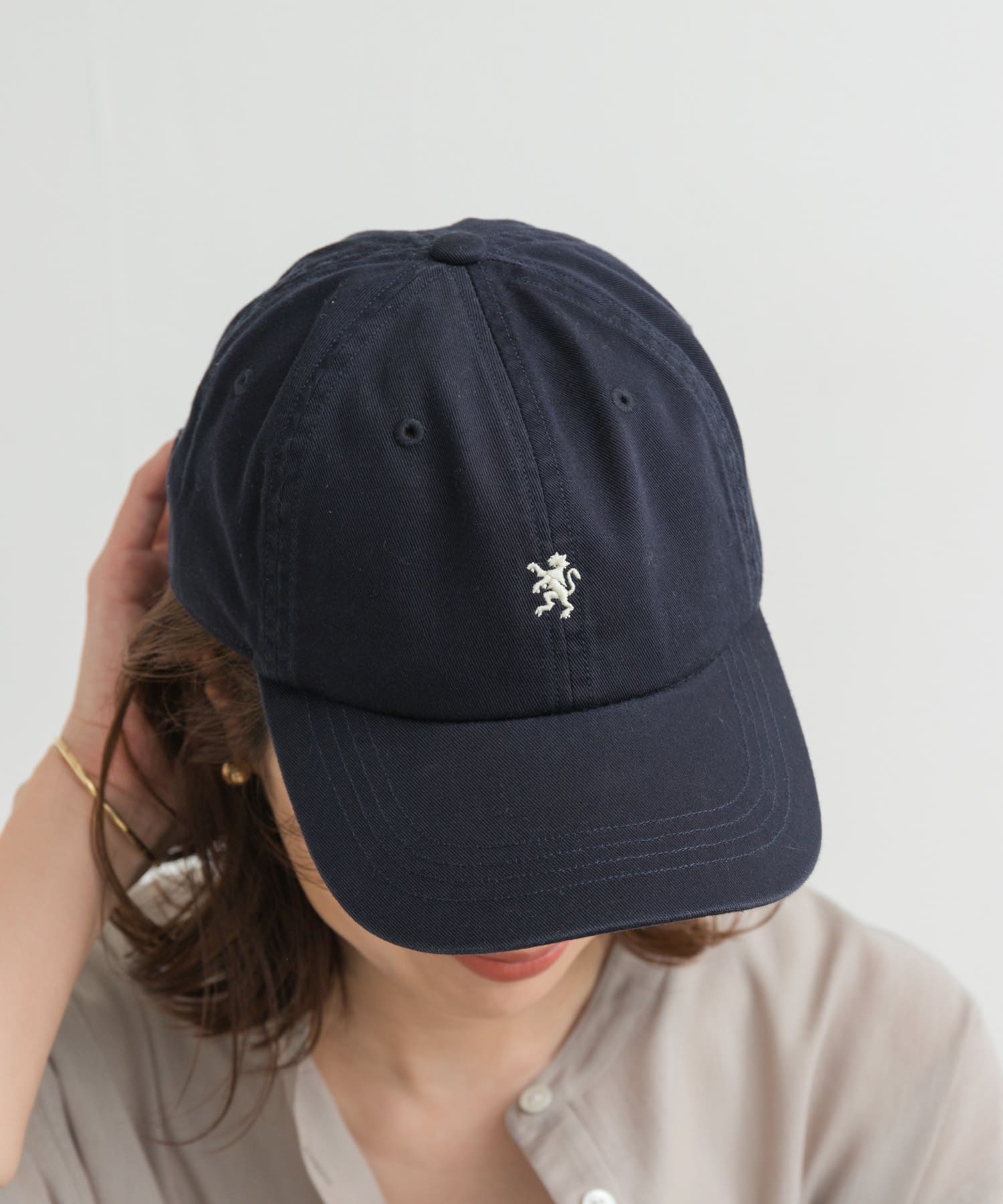 GYMPHLEX　6PANEL CAP NAVY FREE