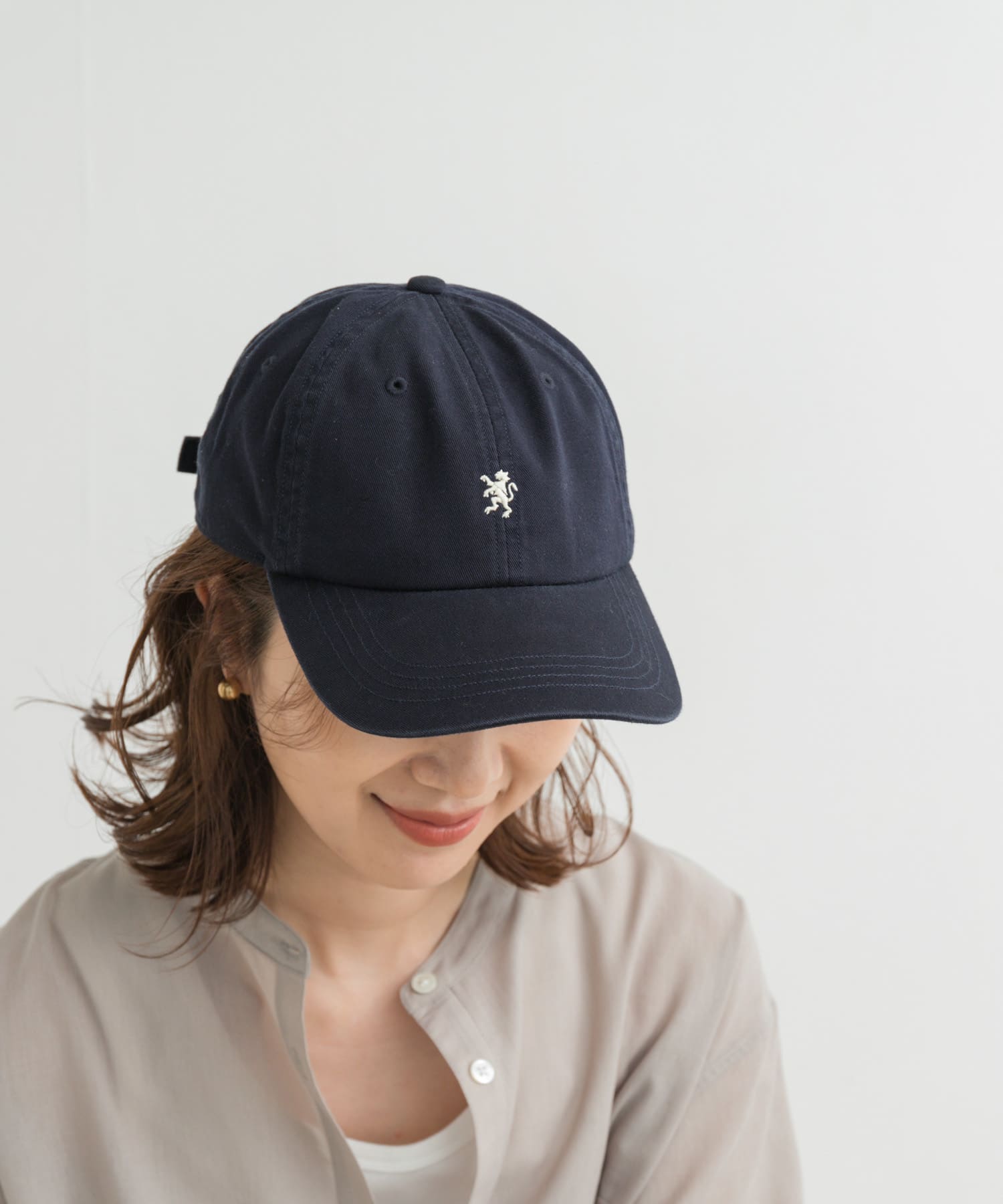 GYMPHLEX　6PANEL CAP NAVY FREE