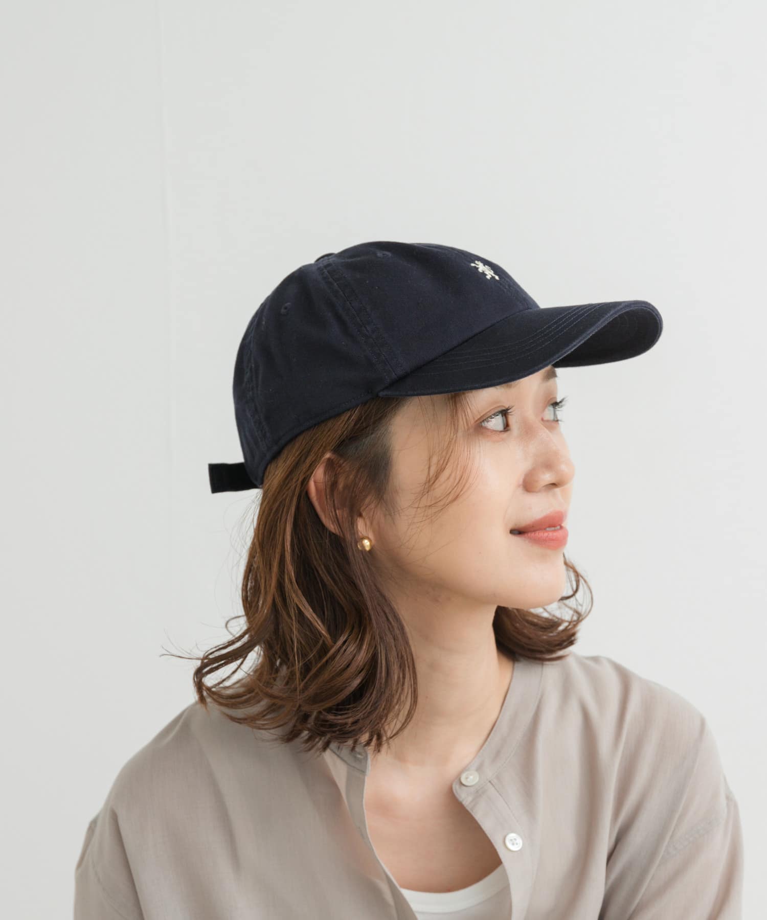 GYMPHLEX　6PANEL CAP NAVY FREE