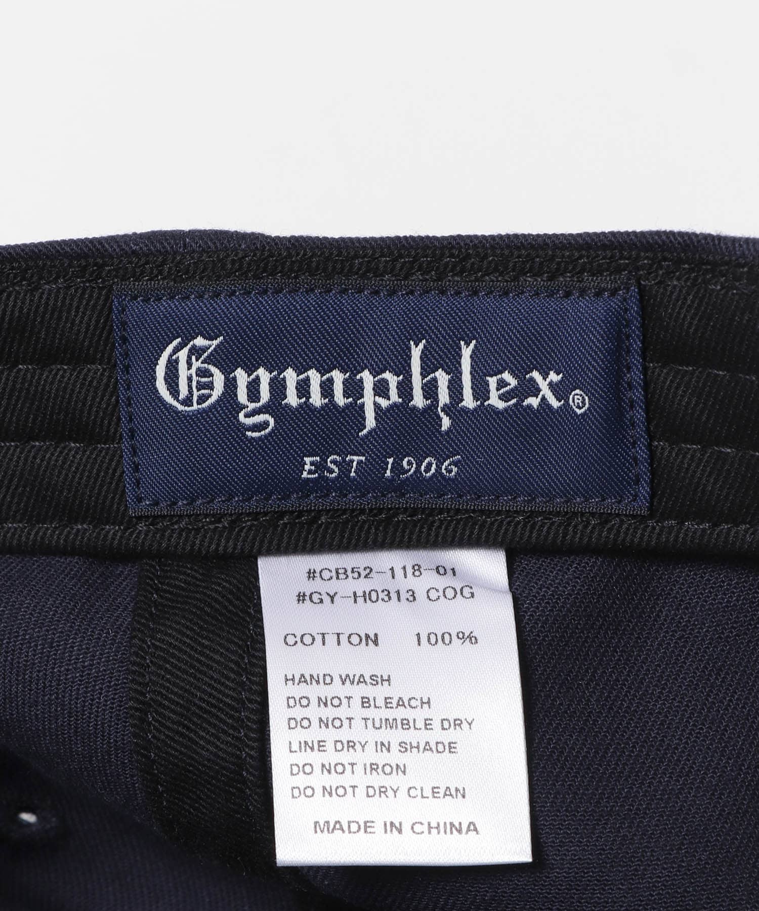 GYMPHLEX　6PANEL CAP NAVY FREE