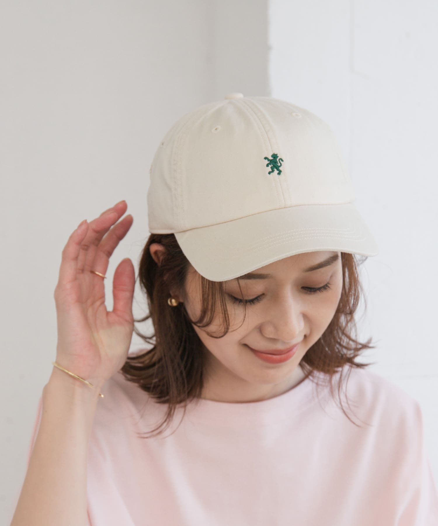 GYMPHLEX　6PANEL CAP IVORY FREE