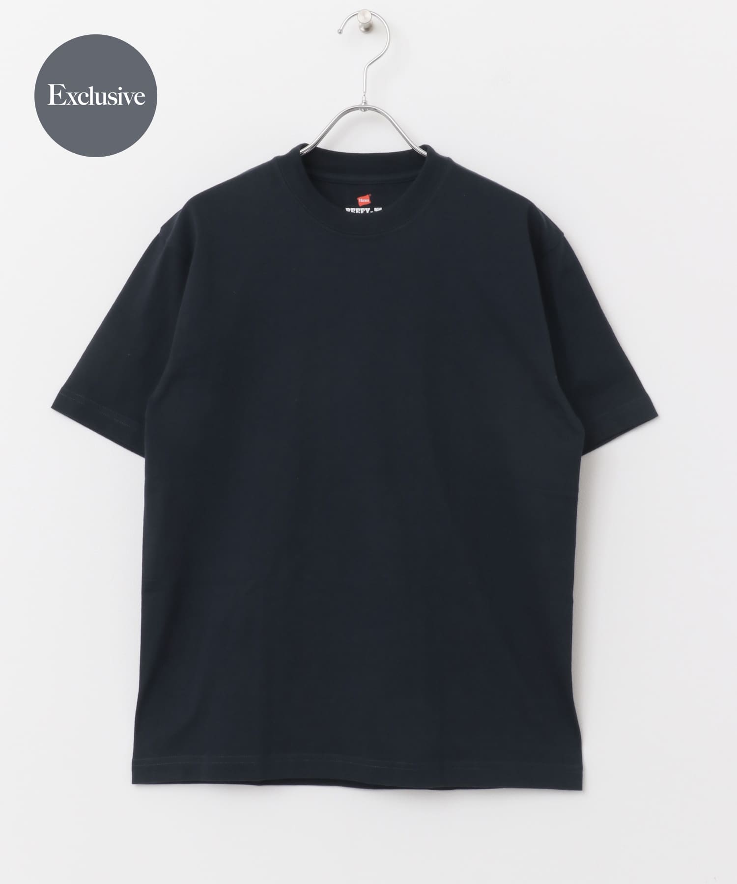 『別注』Hanes×DOORS　BEEFY-T DOORS FIT Short-Sleeve ネイビー XS