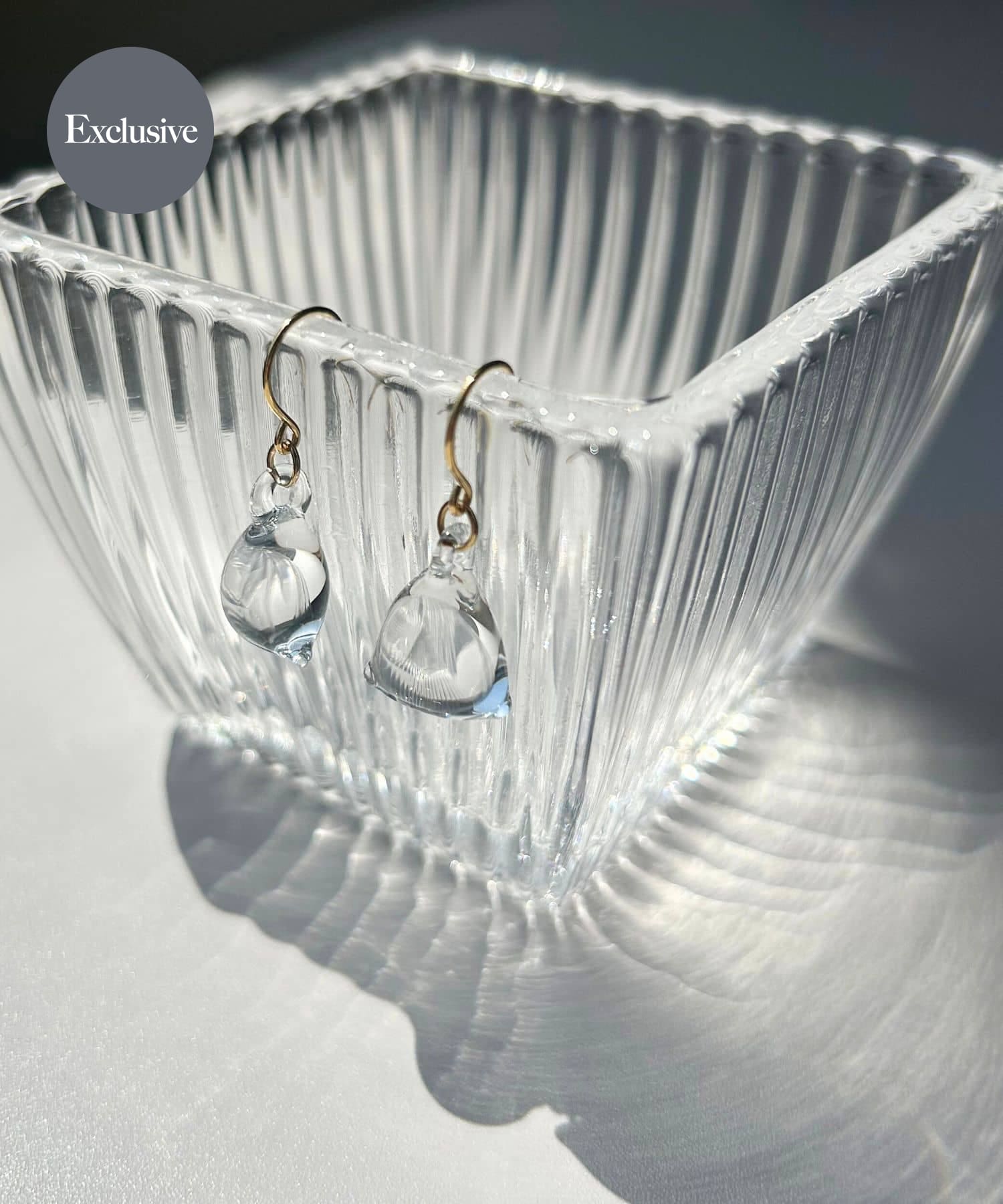 別注』HARIO Lampwork Factory×DOORS テトラピアス(FREE クリア