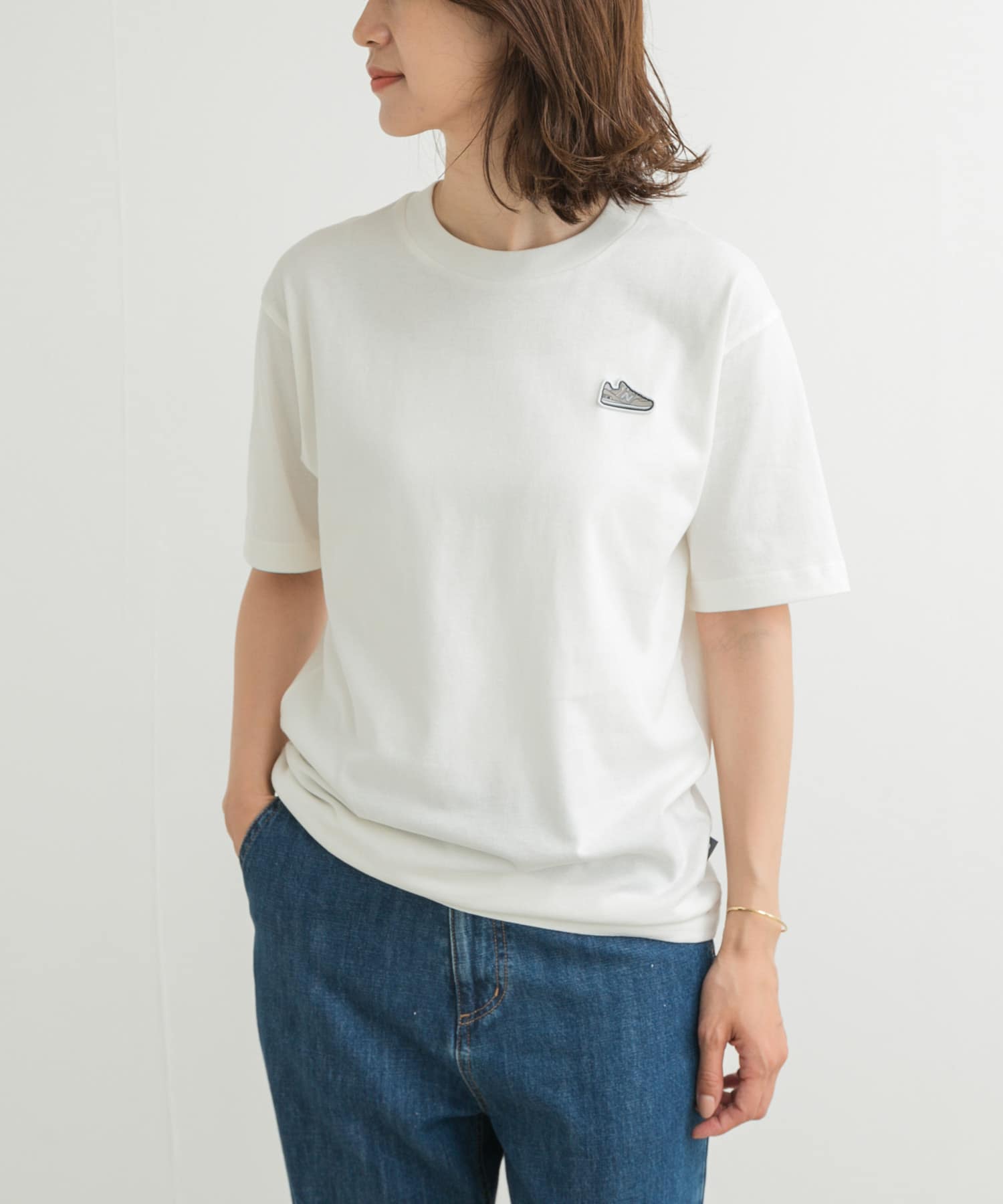 NEW BALANCE　Athletics574 GreyDayTシャツ