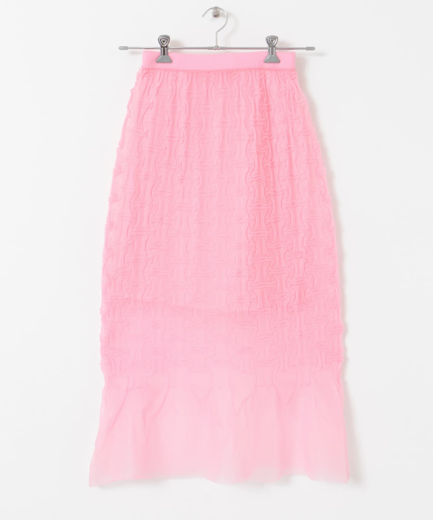 OPEN SESAME CLUB　sheerlattice skirt