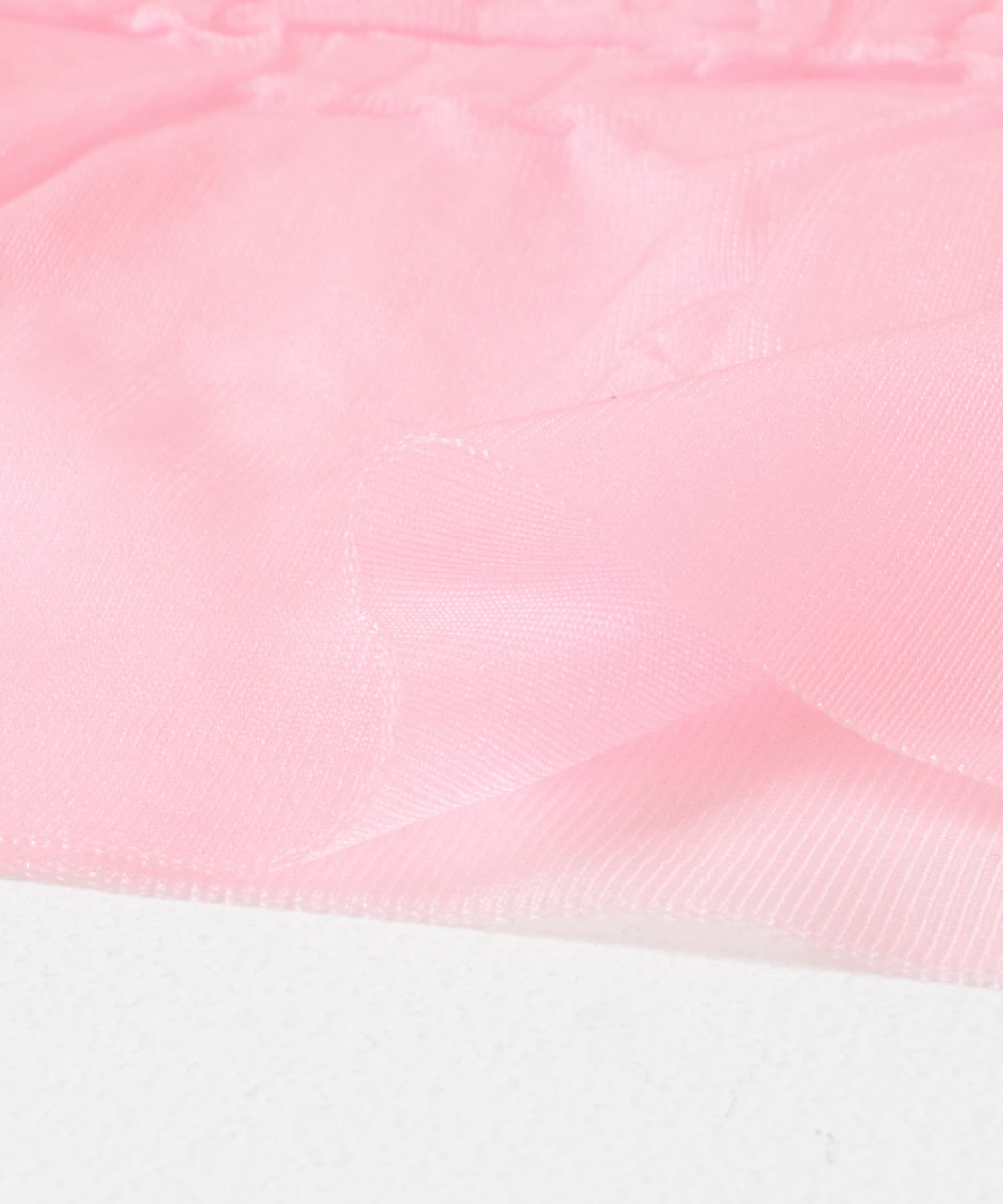 OPEN SESAME CLUB　sheerlattice skirt PINK 2
