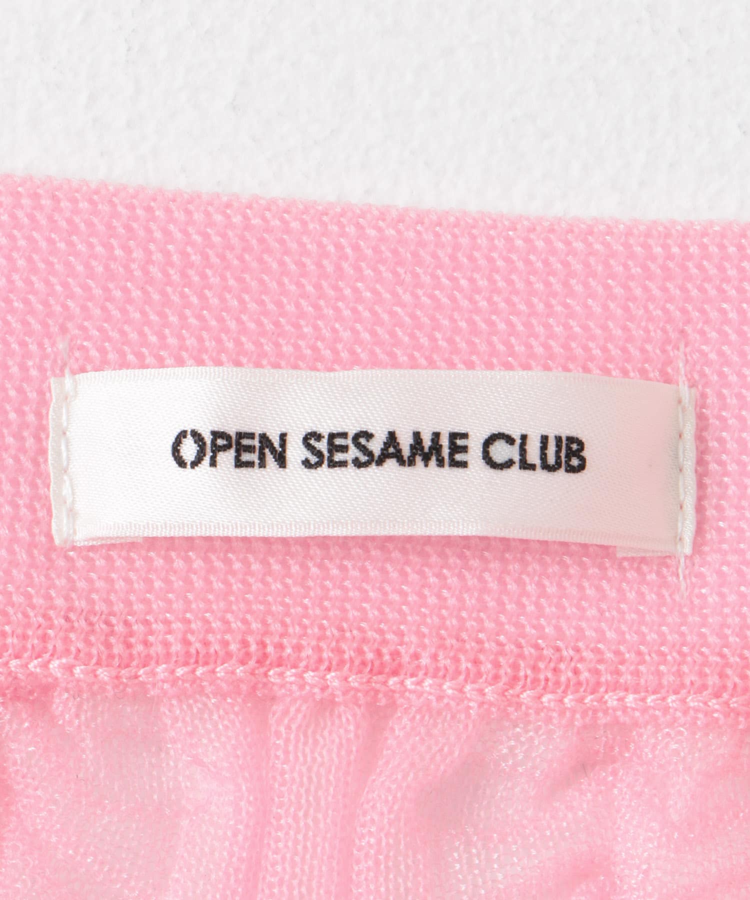 OPEN SESAME CLUB　sheerlattice skirt PINK 2
