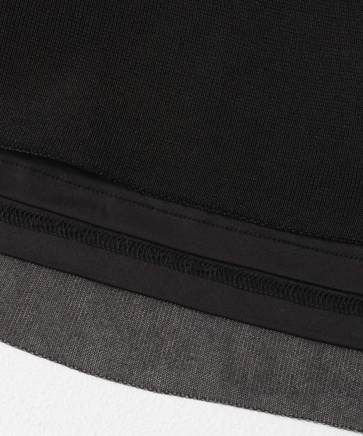 OPEN SESAME CLUB　sheerlattice skirt BLACK 2