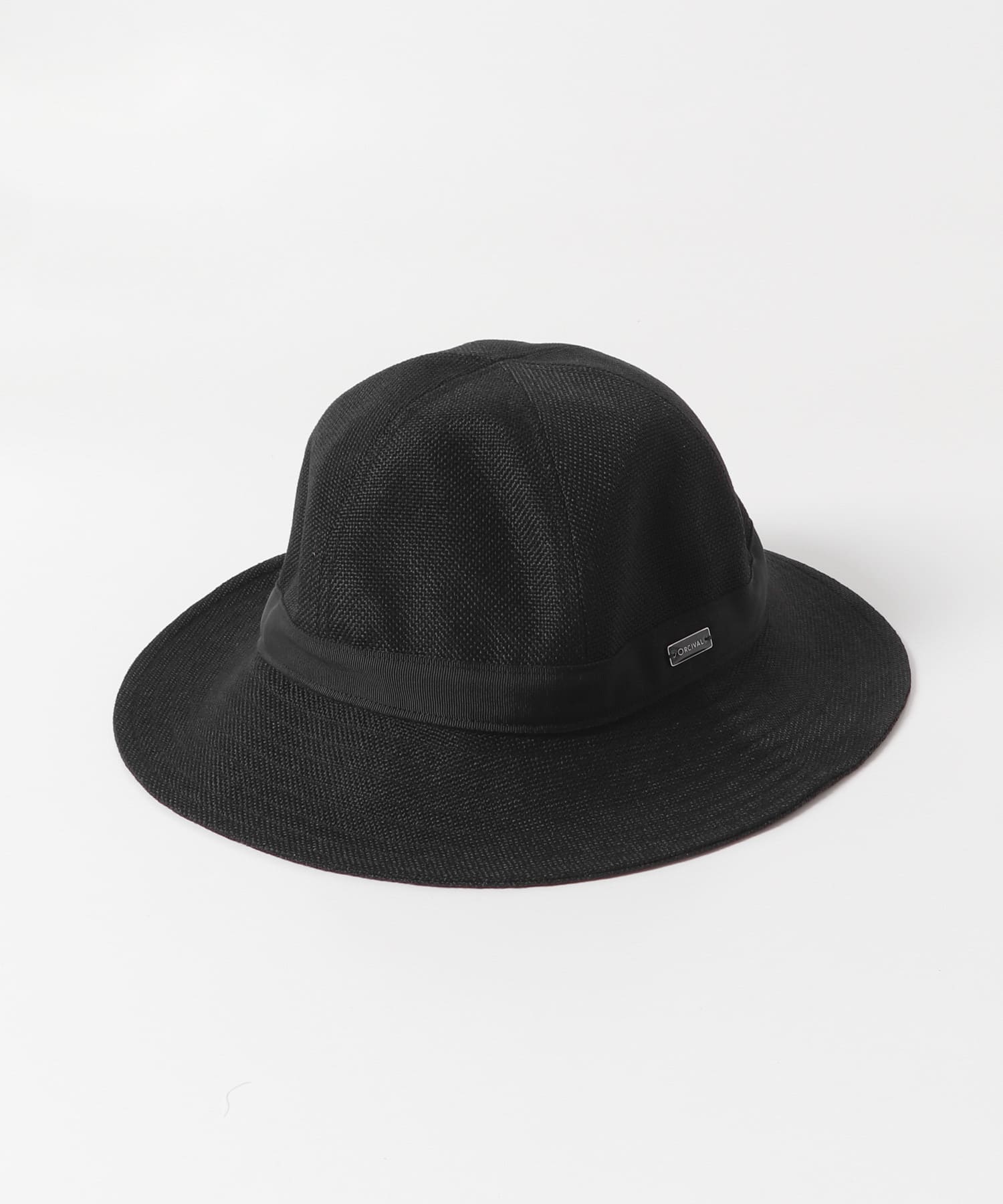 ORCIVAL　6PANEL NATURAL HAT BLACK one