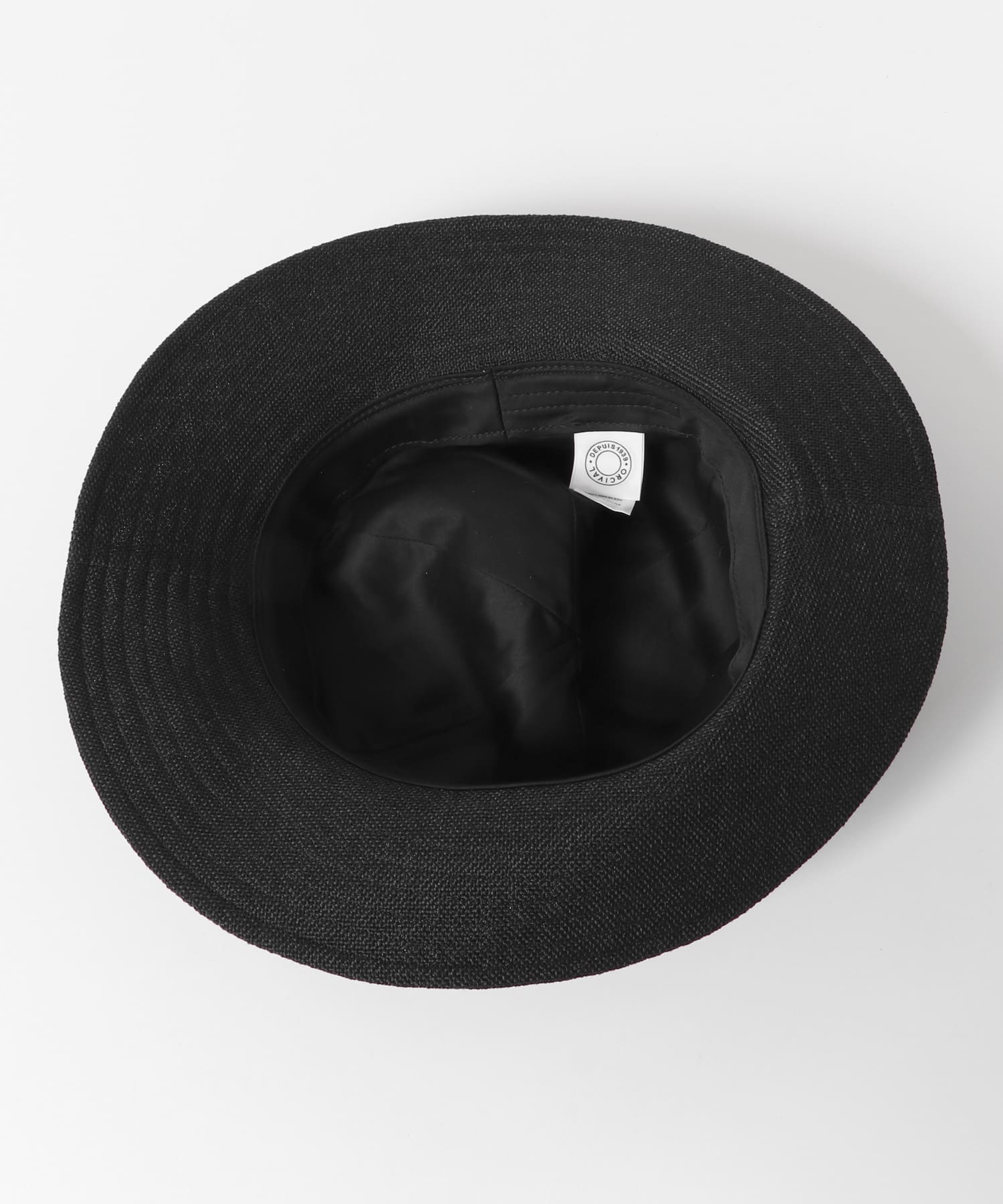ORCIVAL　6PANEL NATURAL HAT BLACK one