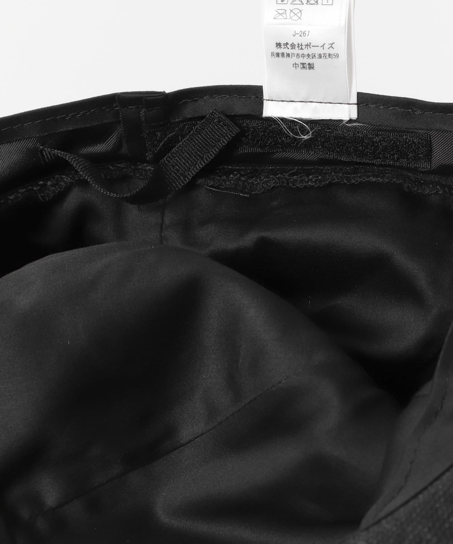 ORCIVAL　6PANEL NATURAL HAT BLACK one
