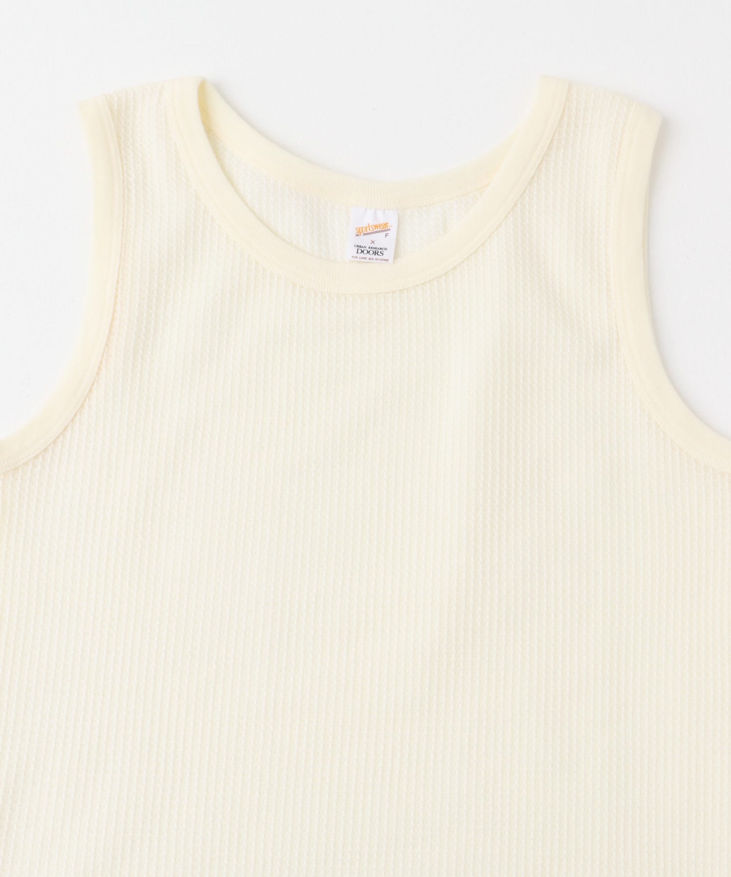 『別注』Sports Wear×DOORS　ワッフルタンクトップ ivory one