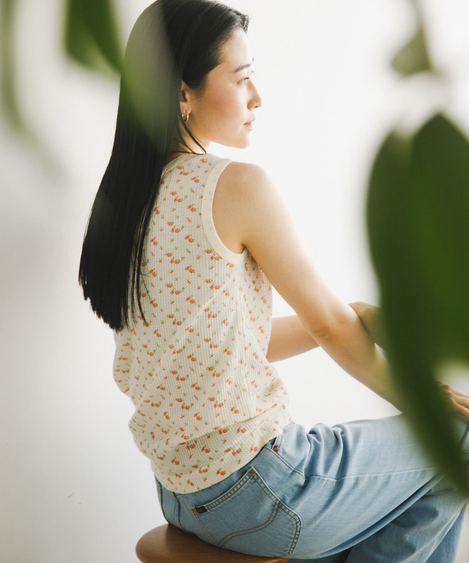 『別注』Sports Wear×DOORS　ワッフルタンクトップ ivoflower one