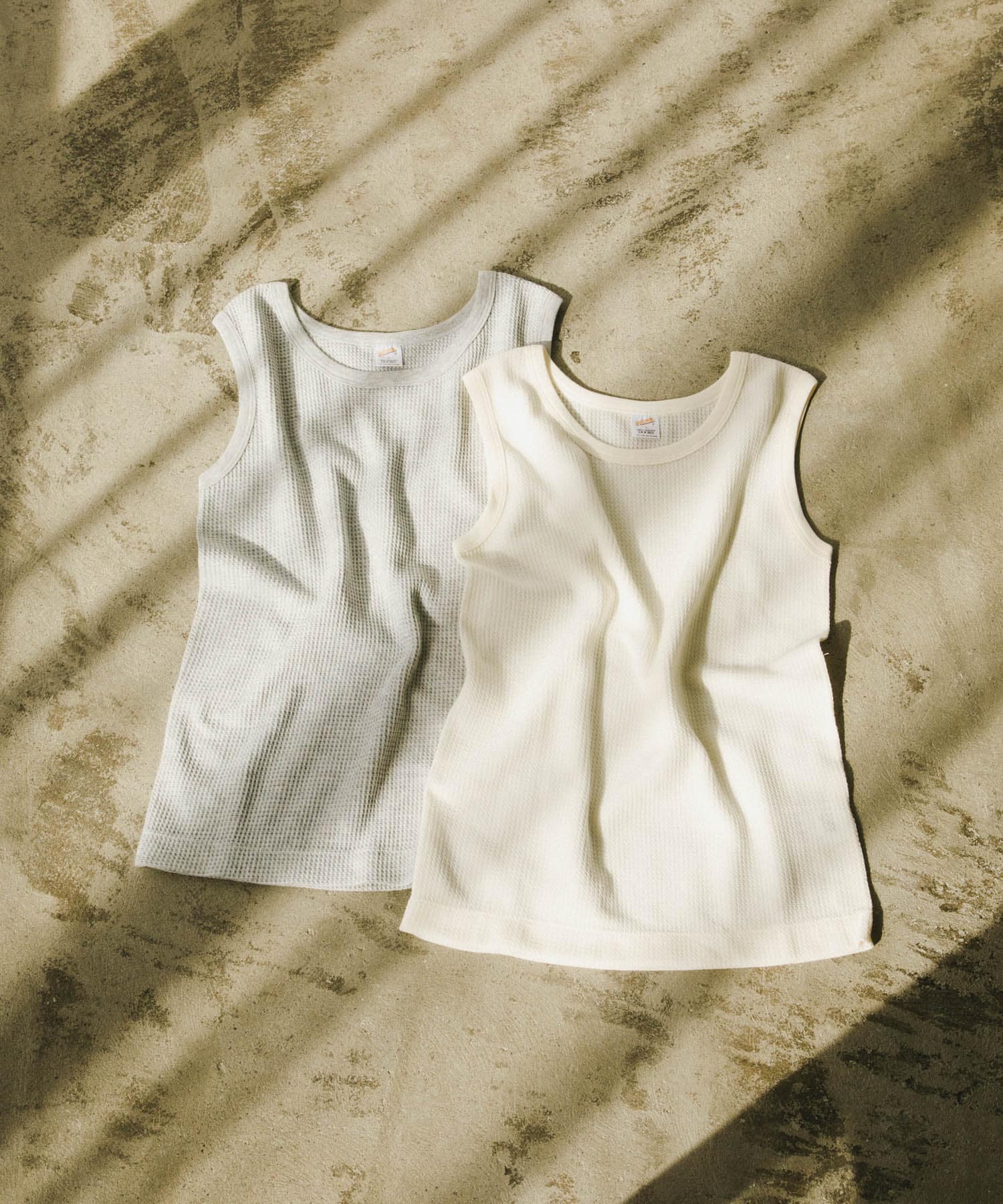 『別注』Sports Wear×DOORS　ワッフルタンクトップ ivoflower one
