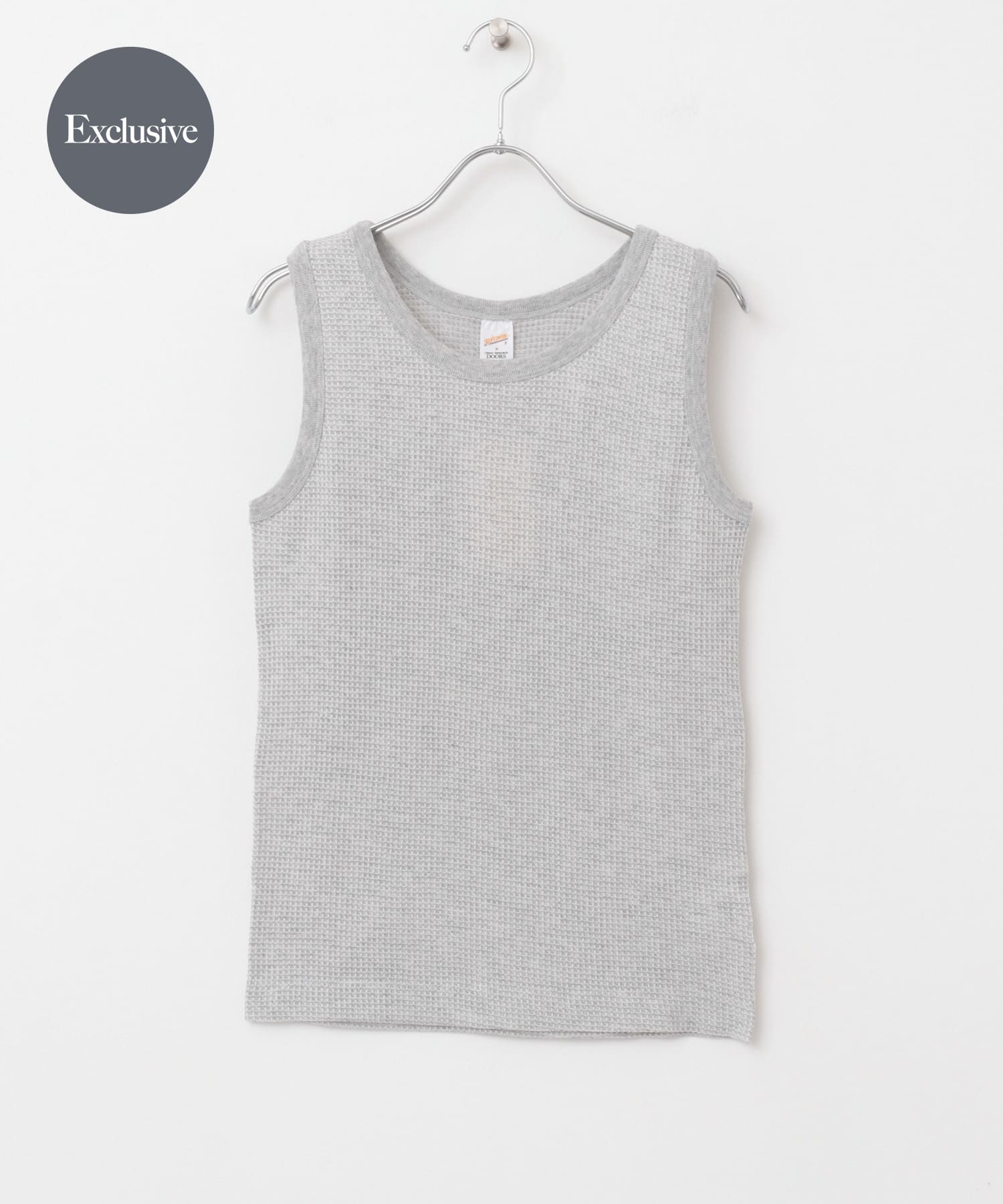 『別注』Sports Wear×DOORS　ワッフルタンクトップ gray one