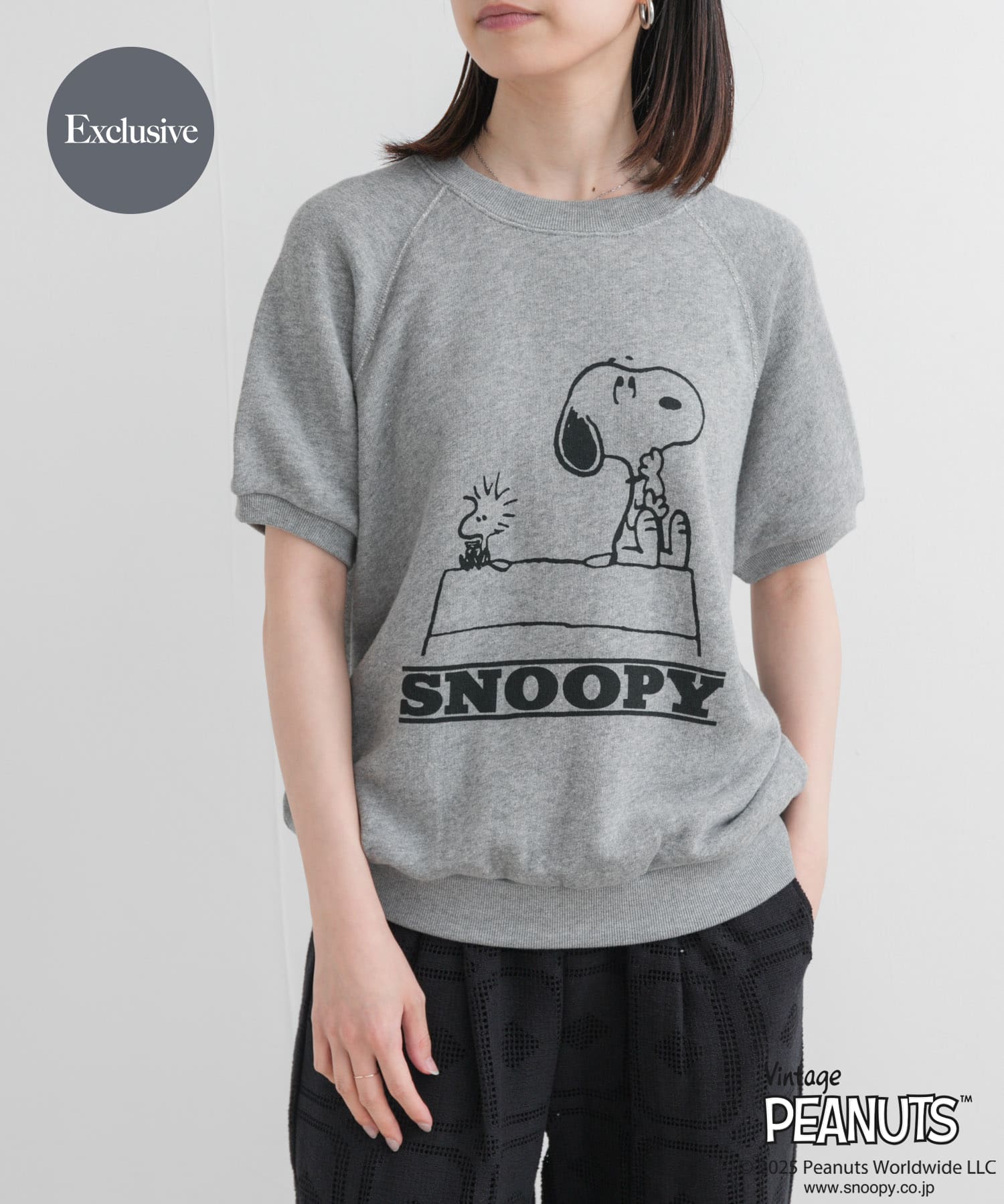 『別注』Sports Wear×DOORS　PEANUTS甘編みスウェットTシャツ