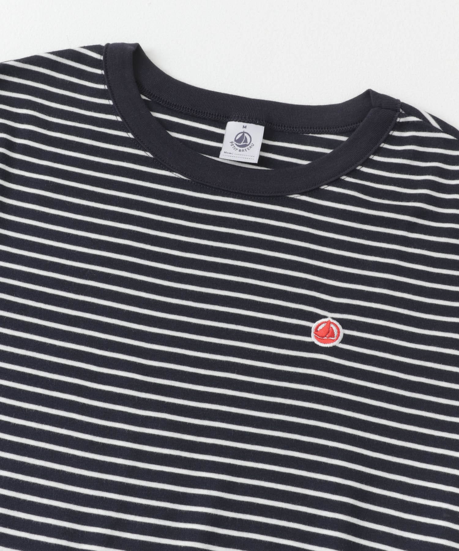 『別注』PETIT BATEAU×DOORS　embroideryt-shirts marsh/smo XS