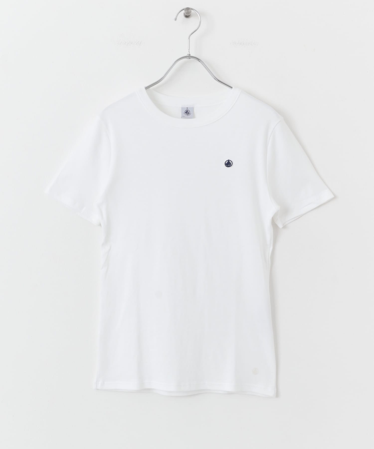 『別注』PETIT BATEAU×DOORS　embroideryt-shirts ecume XS