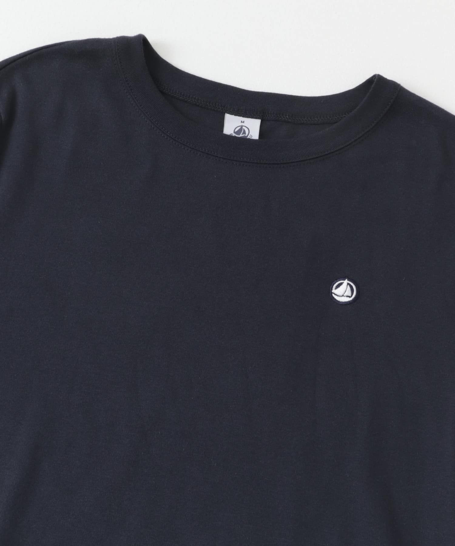 『別注』PETIT BATEAU×DOORS　embroideryt-shirts smoking XS