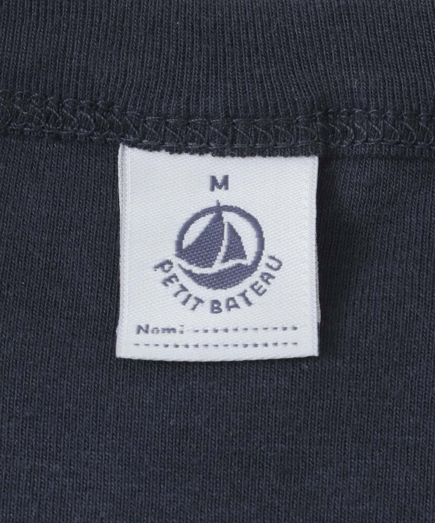 『別注』PETIT BATEAU×DOORS　embroideryt-shirts smoking XS