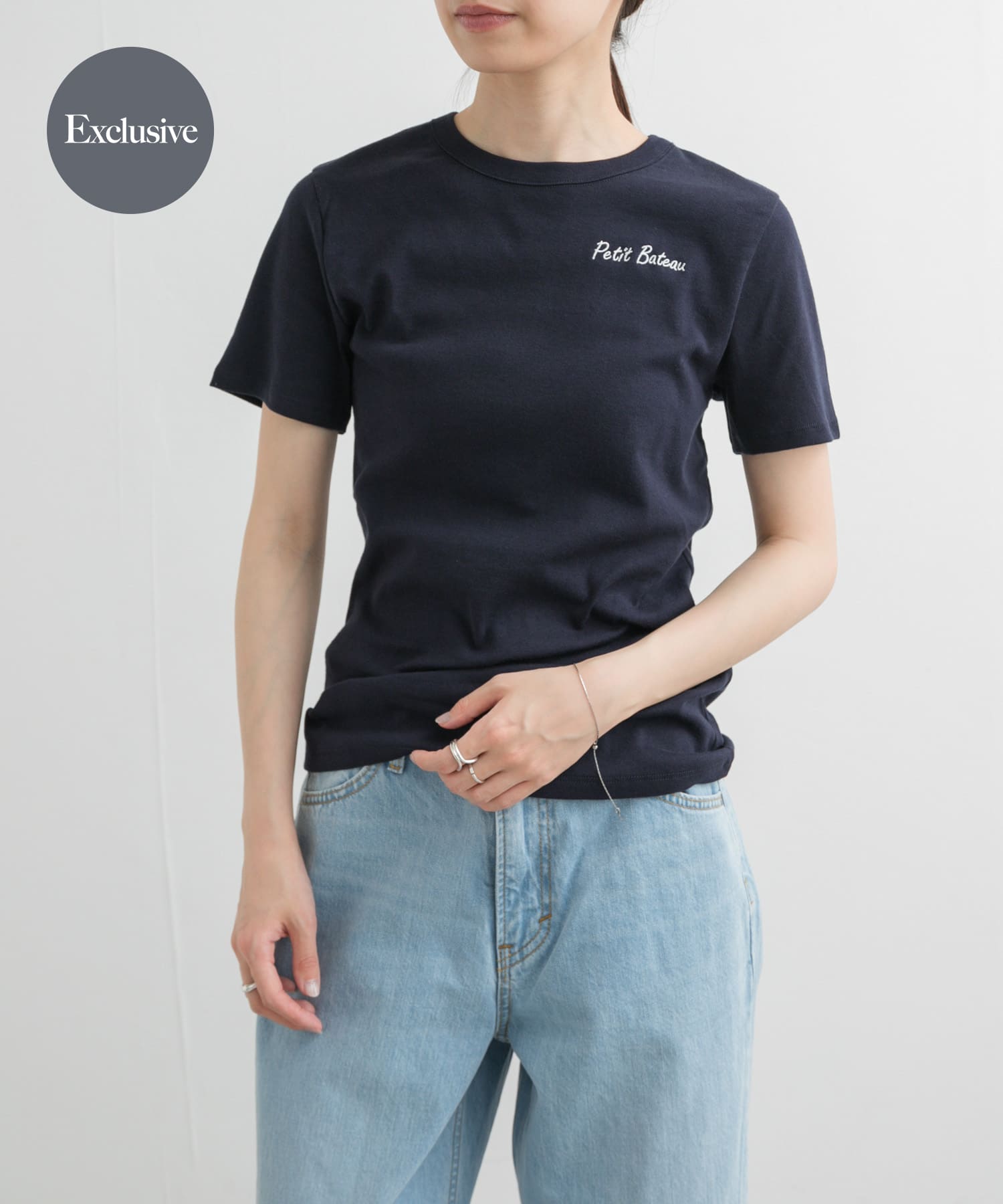 『別注』PETIT BATEAU×DOORS　embroideryt-shirts1
