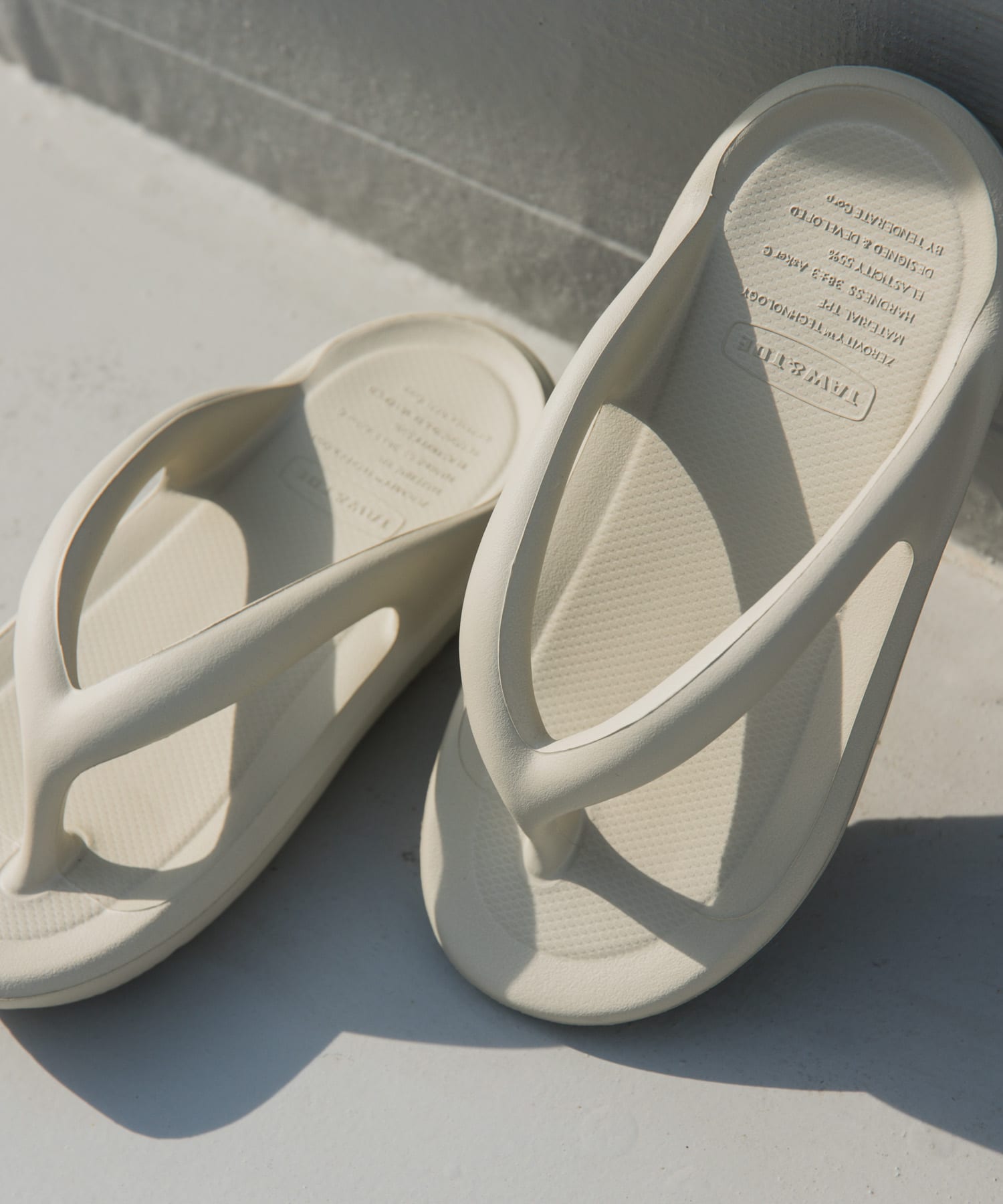 TAW&TOE　ZEROVITY Flip Flop OG Taupe 22