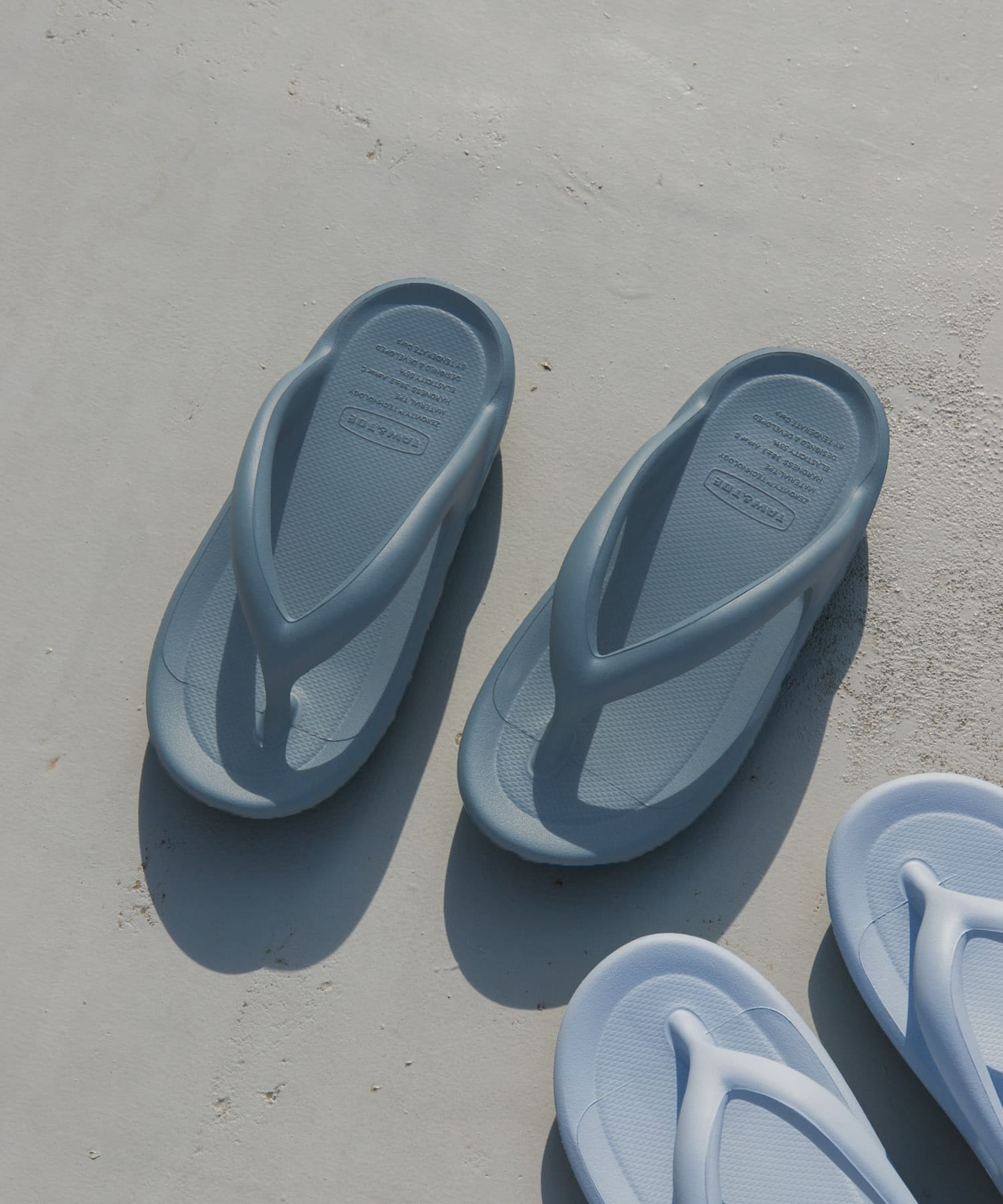 TAW&TOE　ZEROVITY Flip Flop OG Misty Blue 22