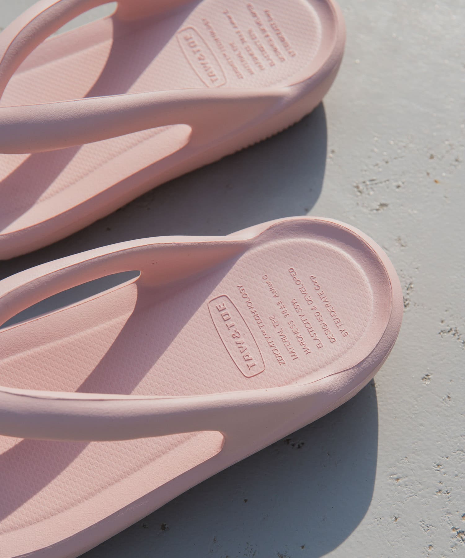TAW&TOE　ZEROVITY Flip Flop OG Baby Pink 22
